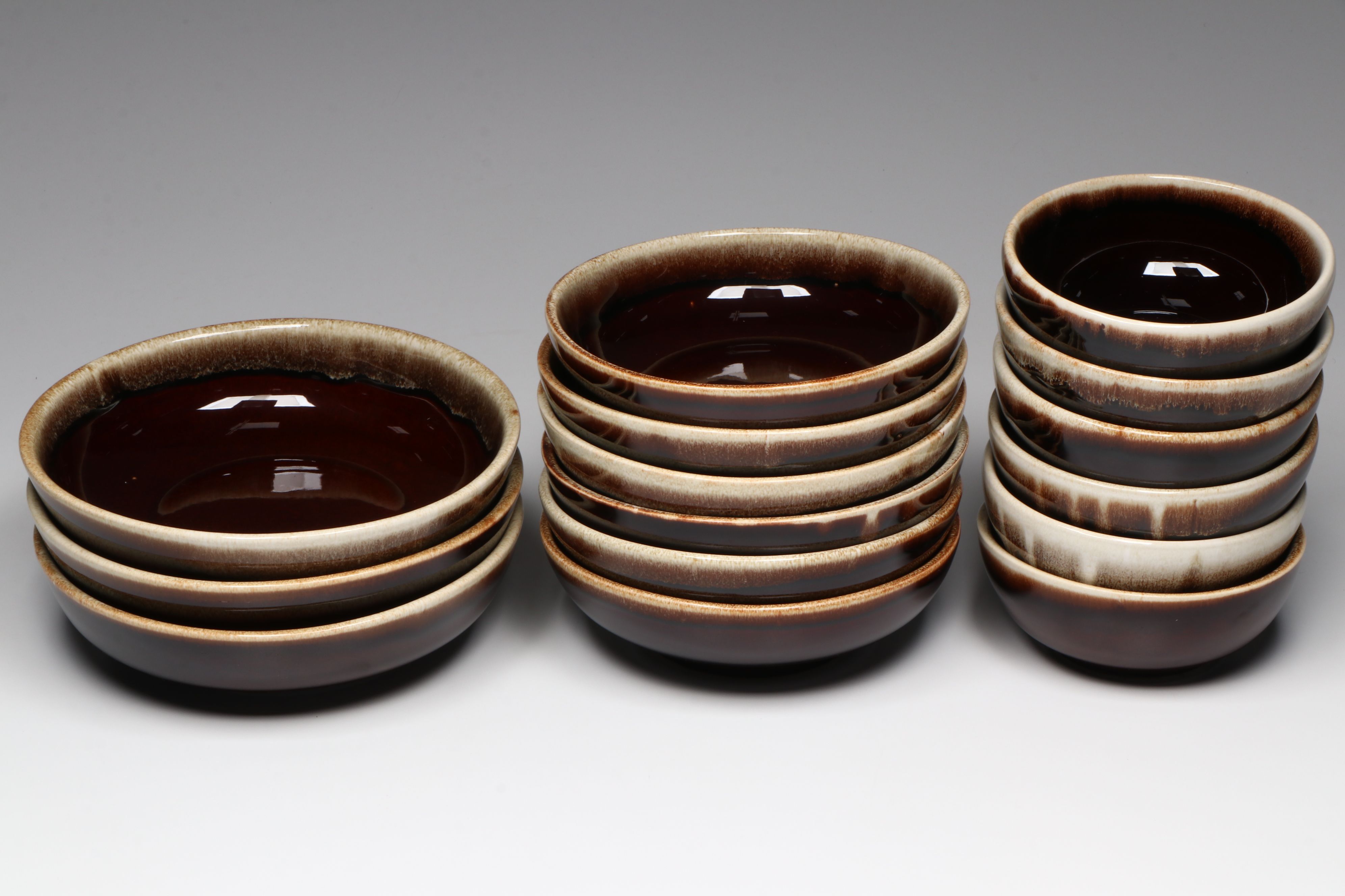 Pfaltzgraff "Gourmet Brown" Dinnerware and Pitcher, 1950-1987