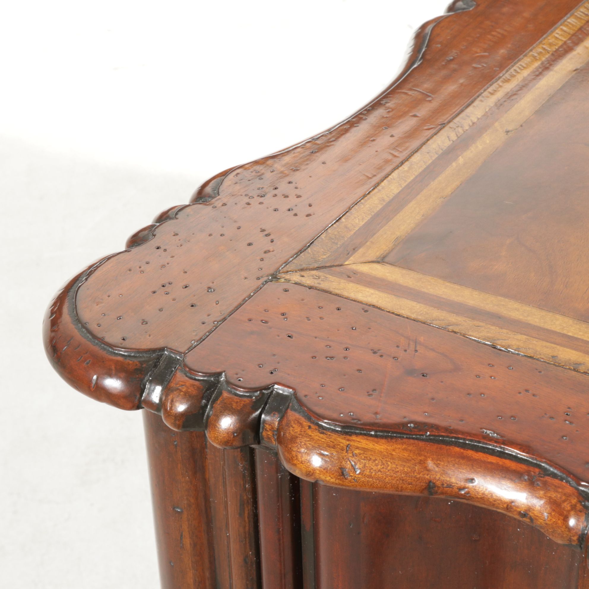 Century Furniture Georgian Style Inlaid Mahogany Double Dresser, 2012