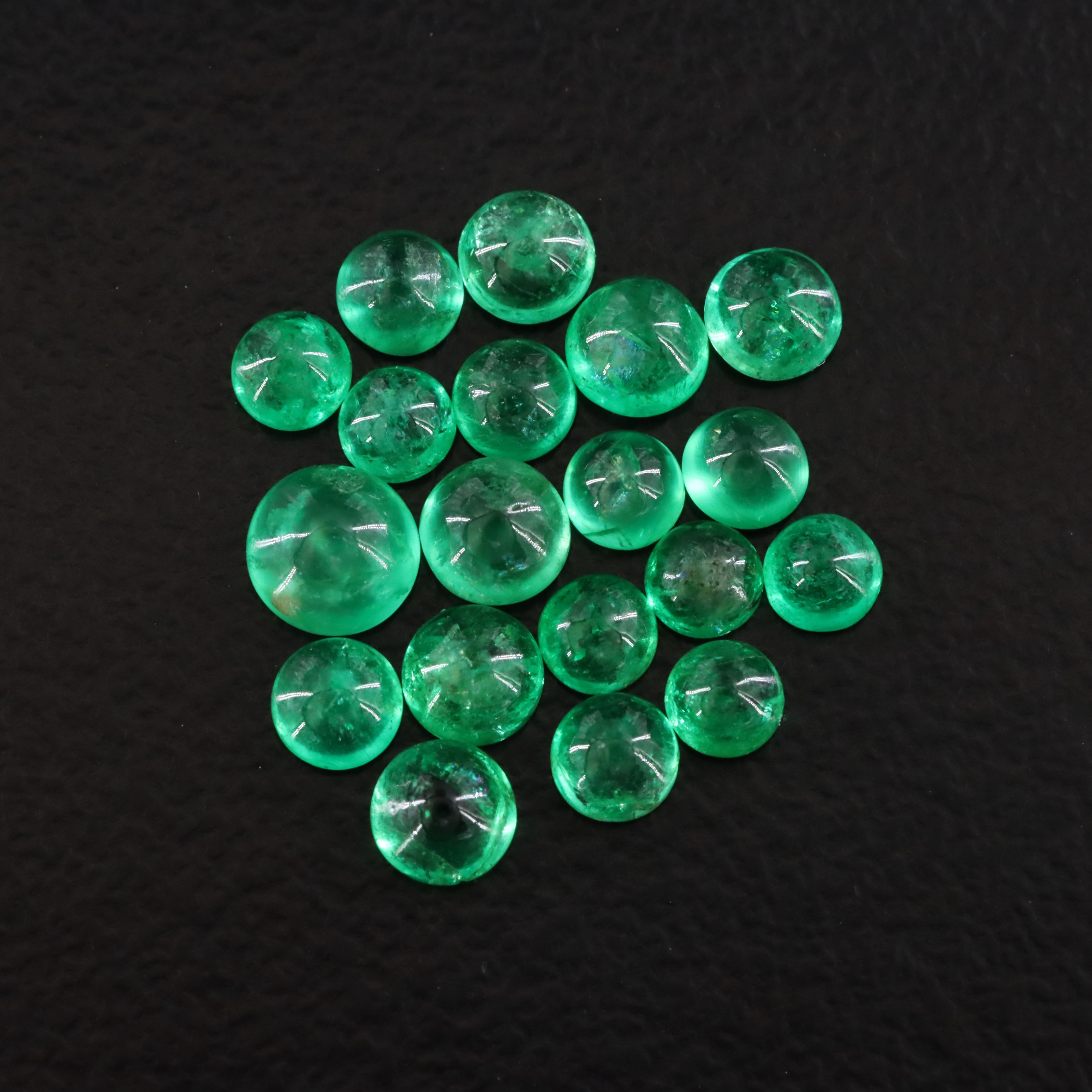 Loose 2.46 CTW Emerald Melee Lot