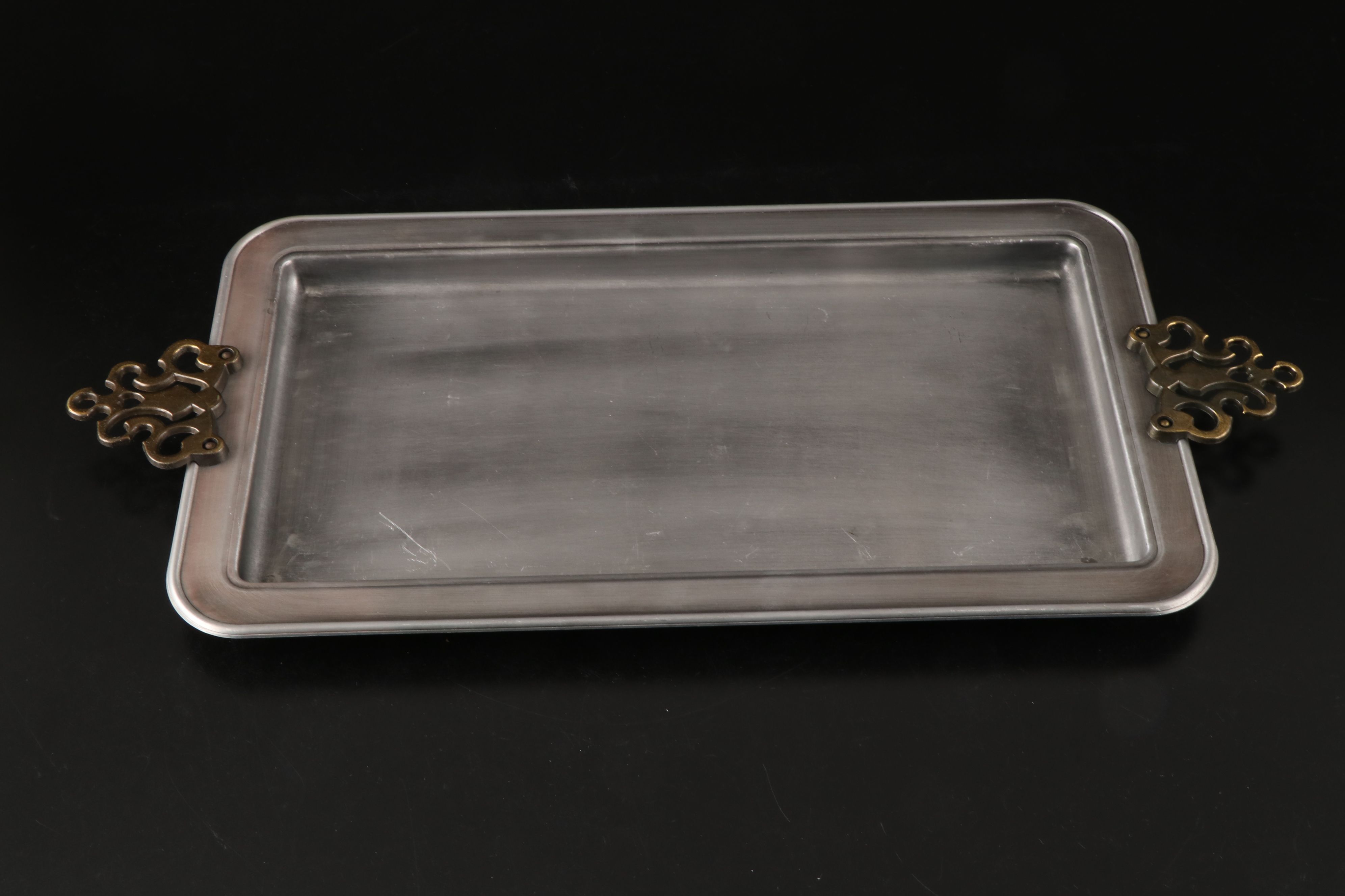 Wilton Armetale Flagon and Mugs with More Pewter and Metal Drinkware and Trays