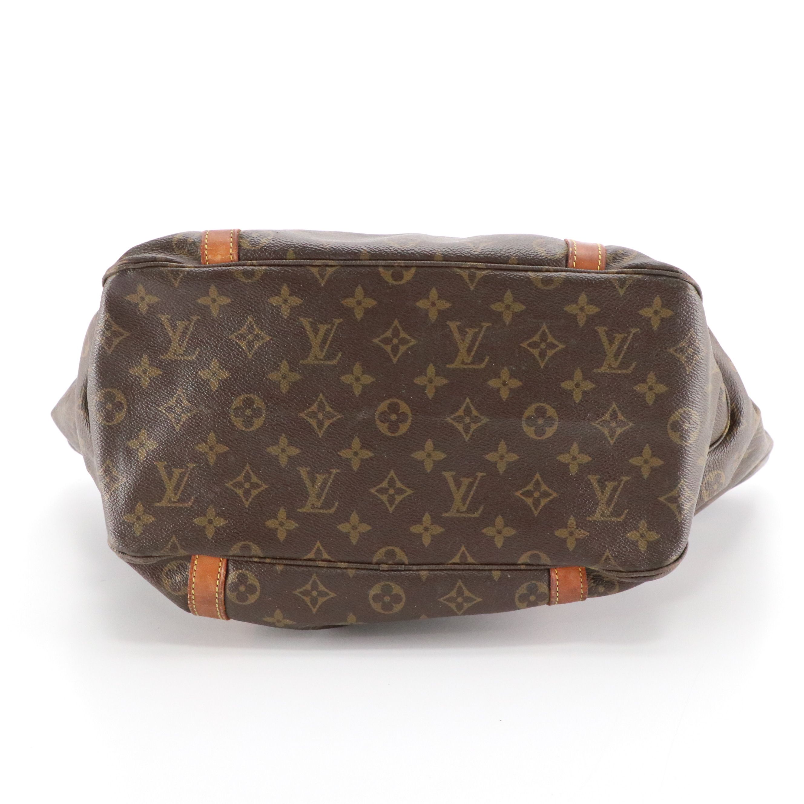 Louis Vuitton Sac Shopping Tote Bag in Monogram Canvas and Vachetta Leather