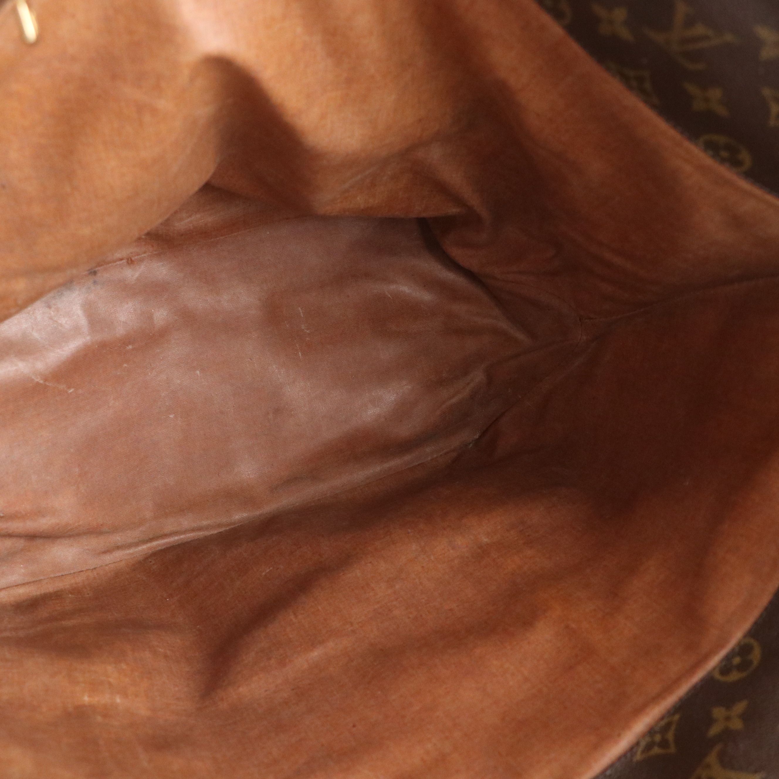 Louis Vuitton Sac Shopping Tote Bag in Monogram Canvas and Vachetta Leather