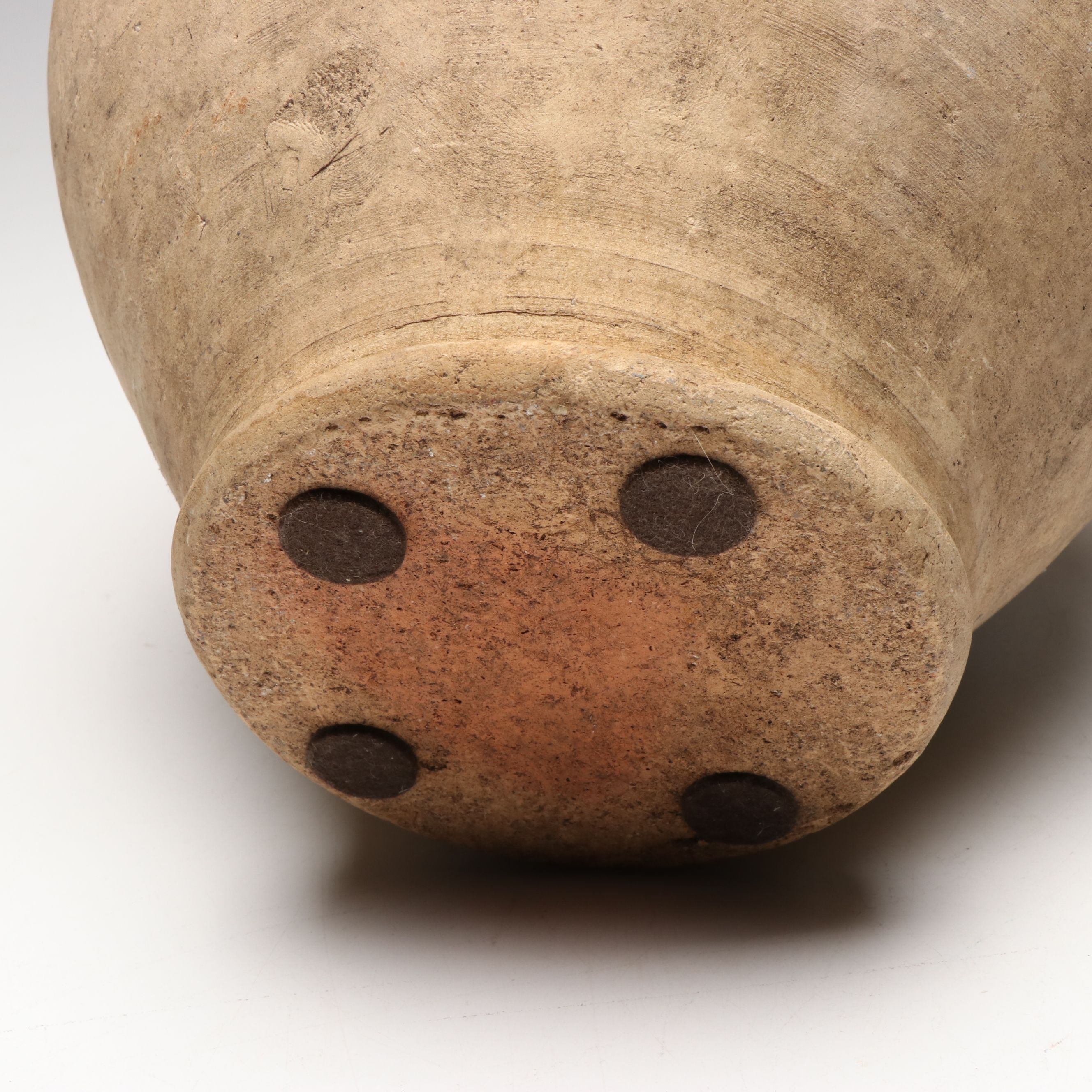 French Provincial Yellow Glazed Stoneware Confit Pot