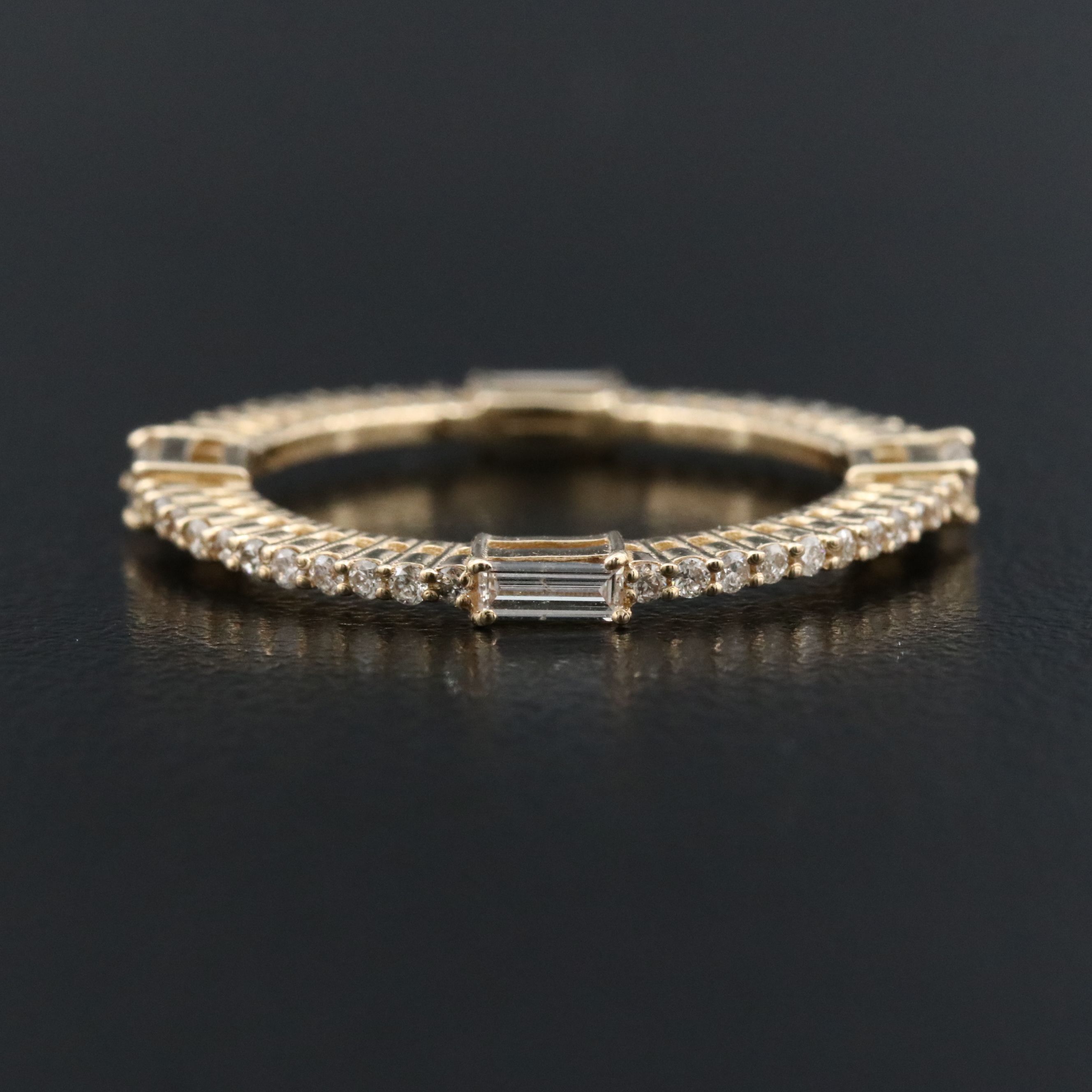 14K 0.56 CTW Diamond Eternity Band