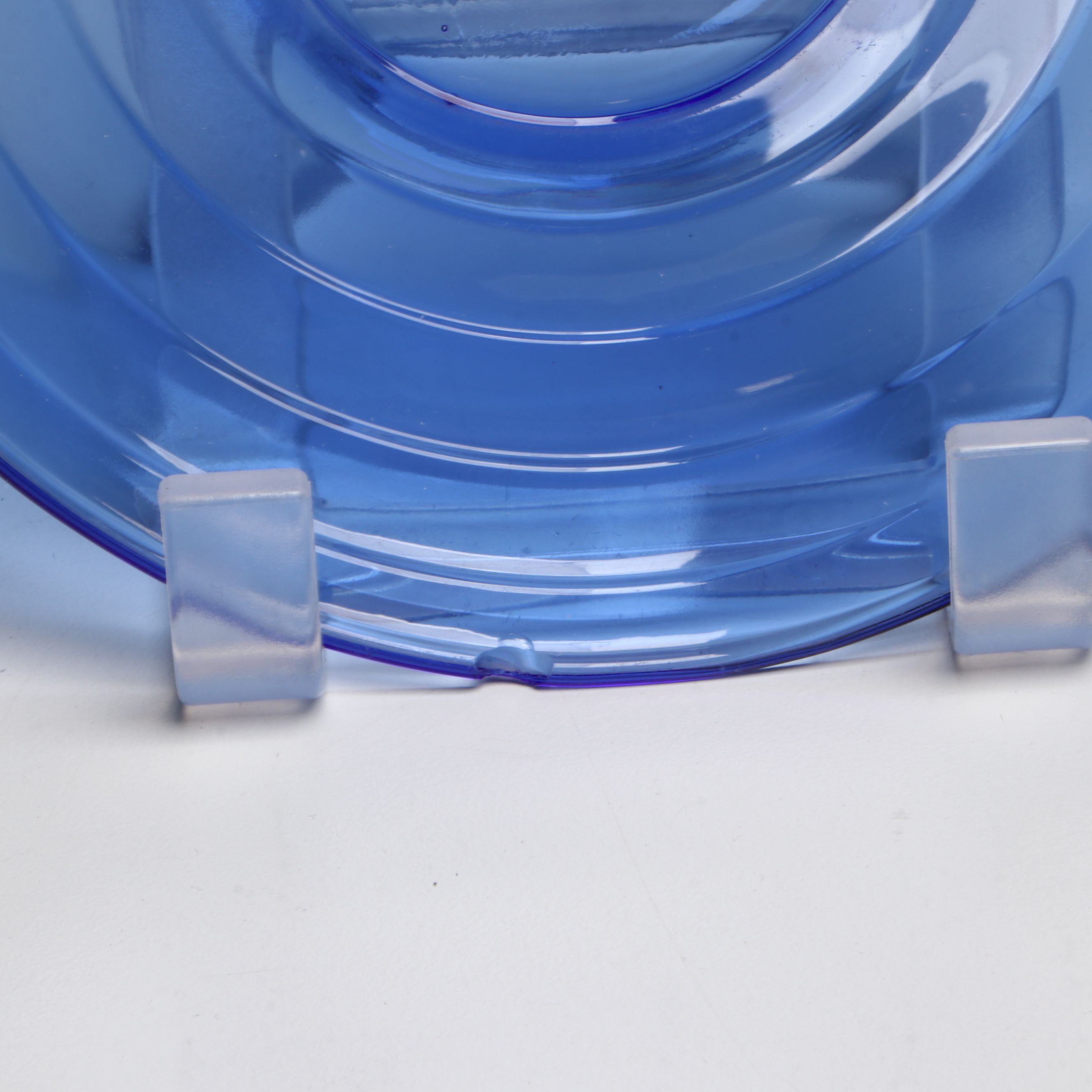 Hazel Atlas "Moderntone" Cobalt Dinnerware with Other Glass Vase and Serveware