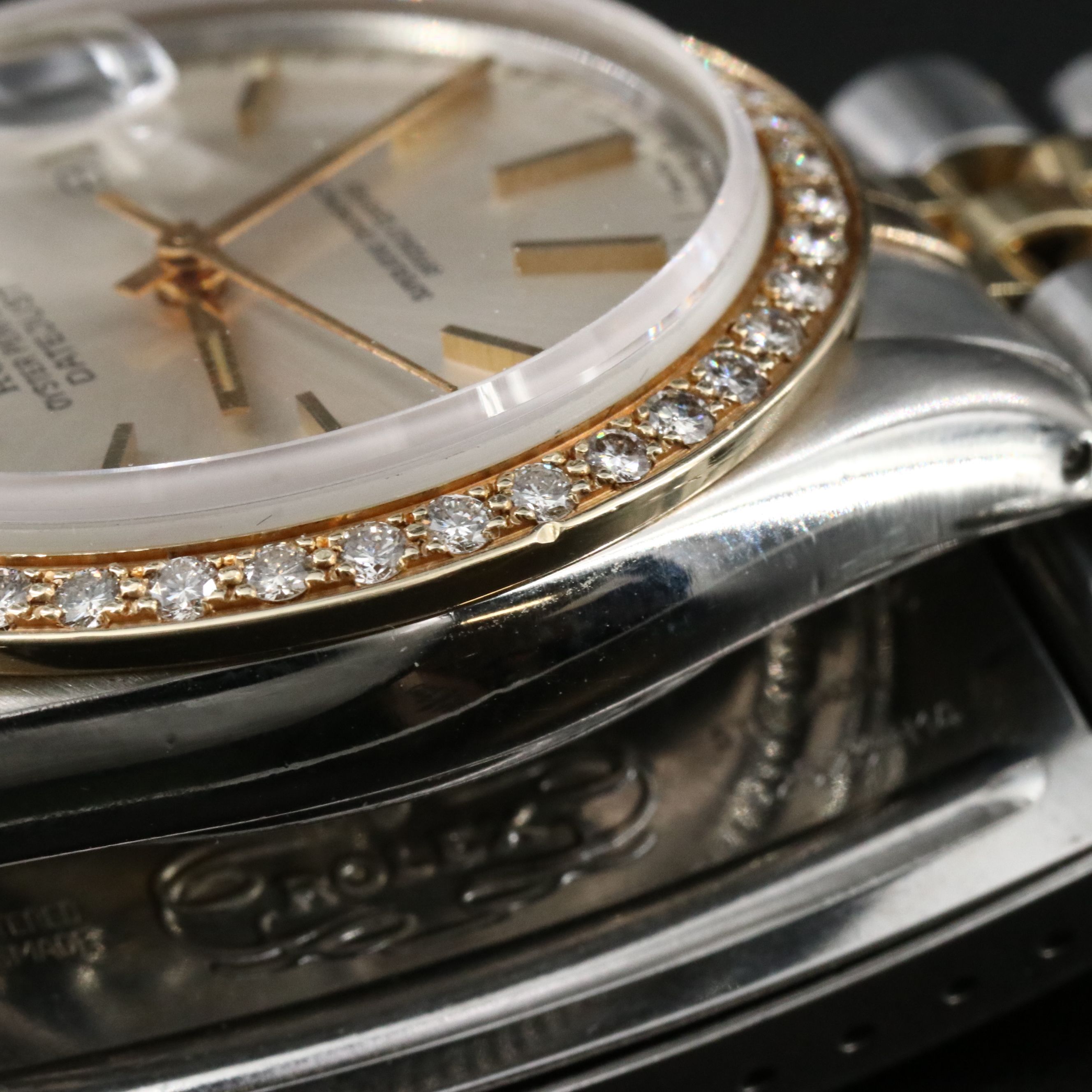 1978 Rolex Custom 1.21ctw. Diamond Bezel Datejust Model 16013 Watch