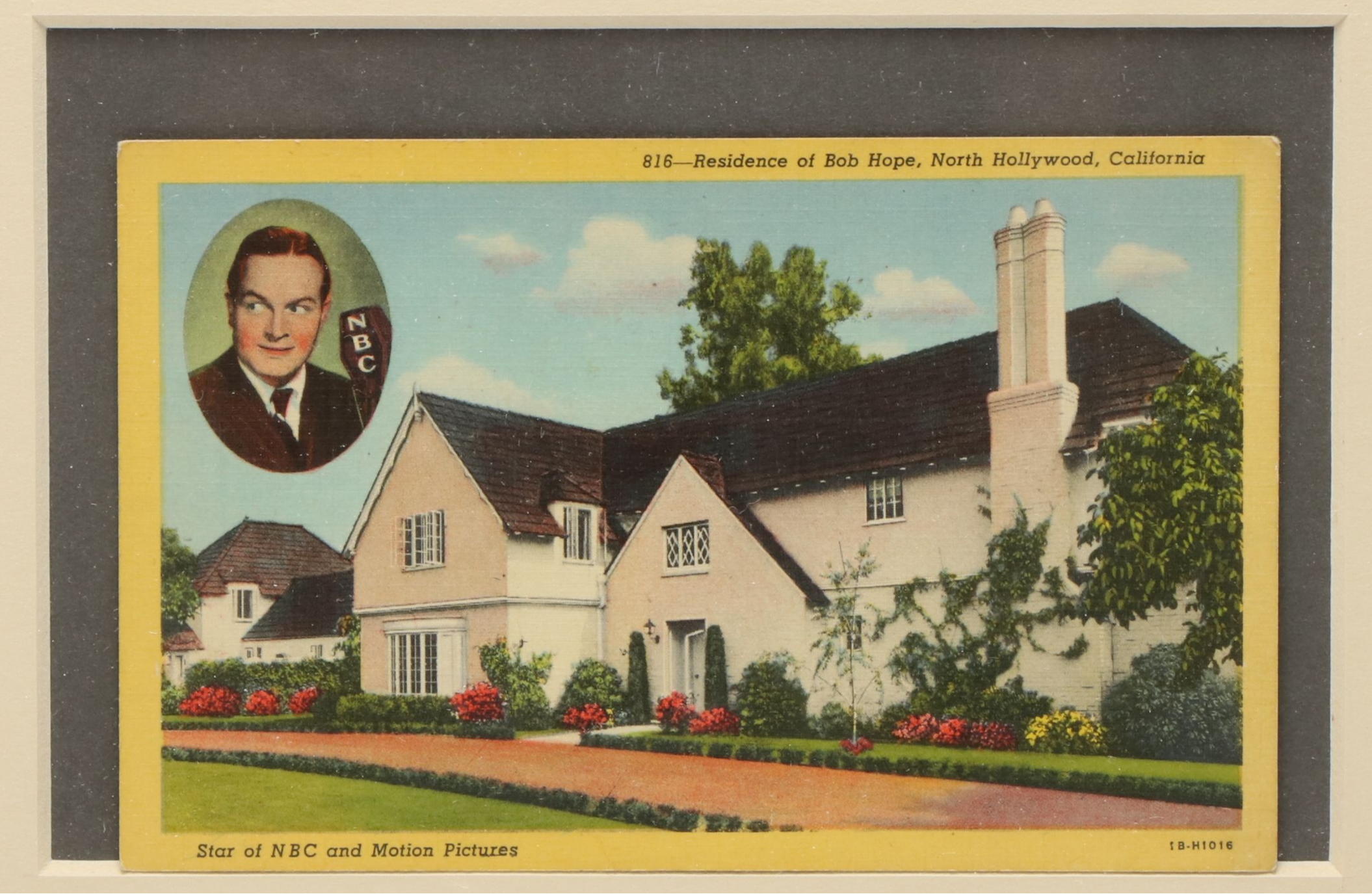 Bob Hope Signed Postal Cover with Photo and Card, Mid-20th Century
