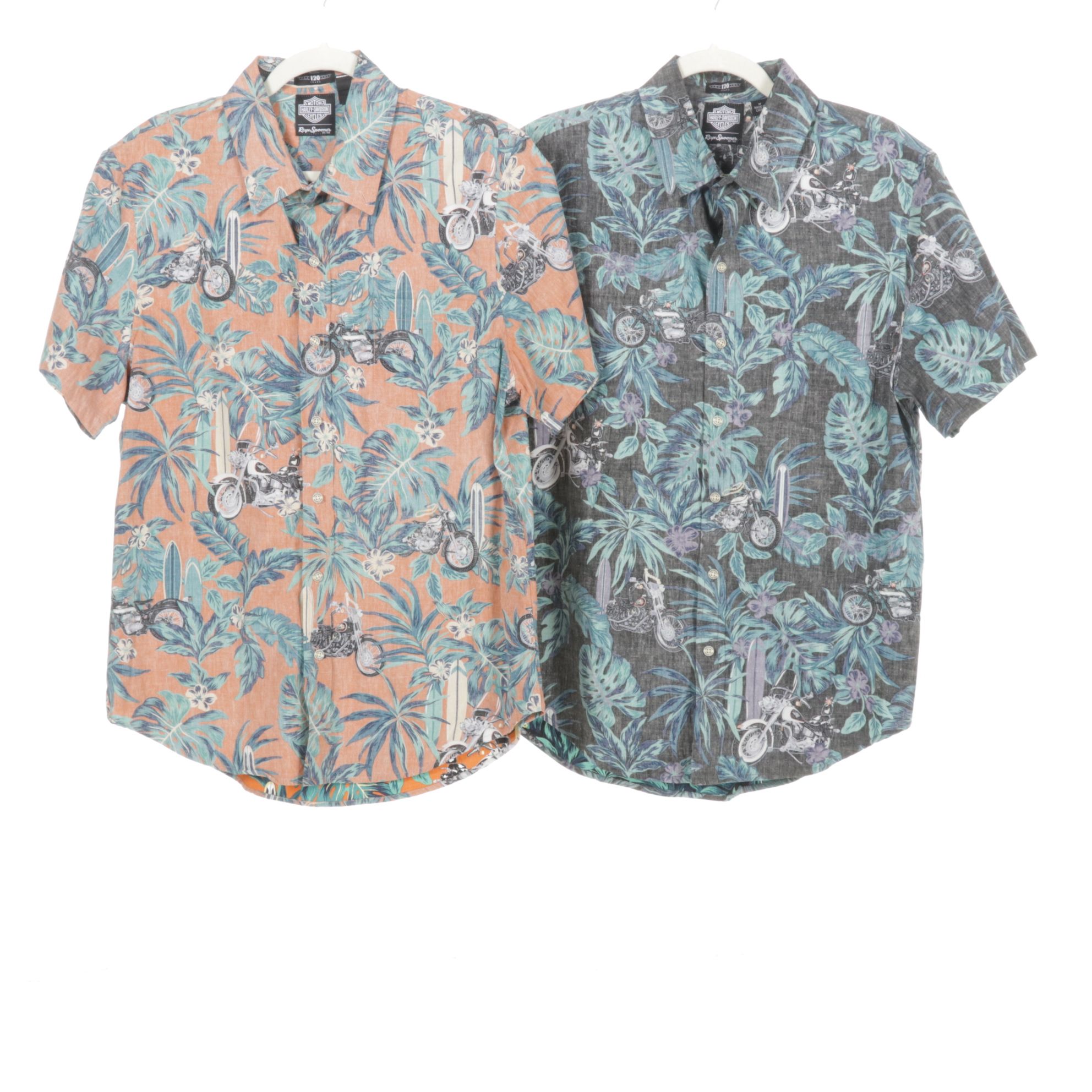 Reyn Spooner x Harley-Davidson Motorcycle Motif Hawaiian Shirts and More