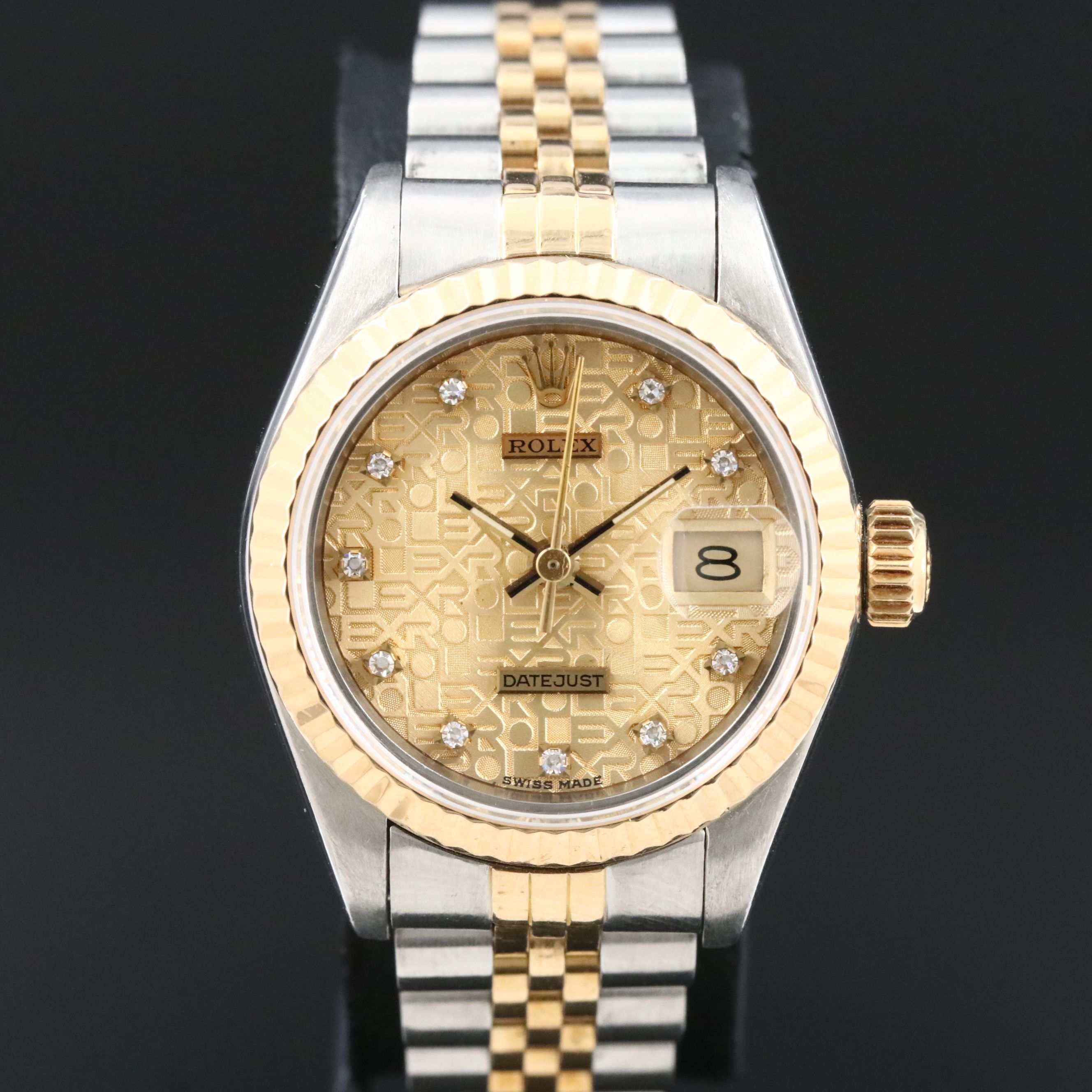 Rolex Datejust 69173 Custom Dial Vintage Watch c.1990