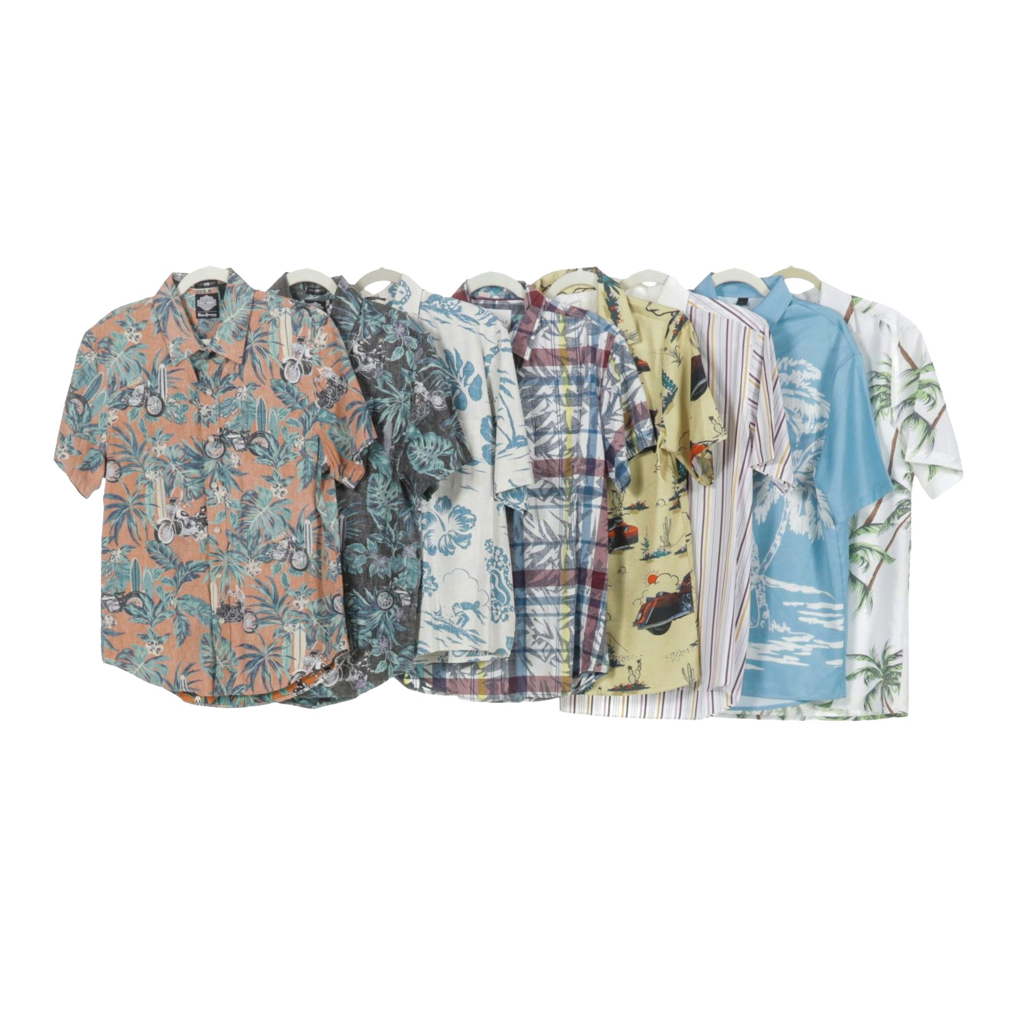 Reyn Spooner x Harley-Davidson Motorcycle Motif Hawaiian Shirts and More