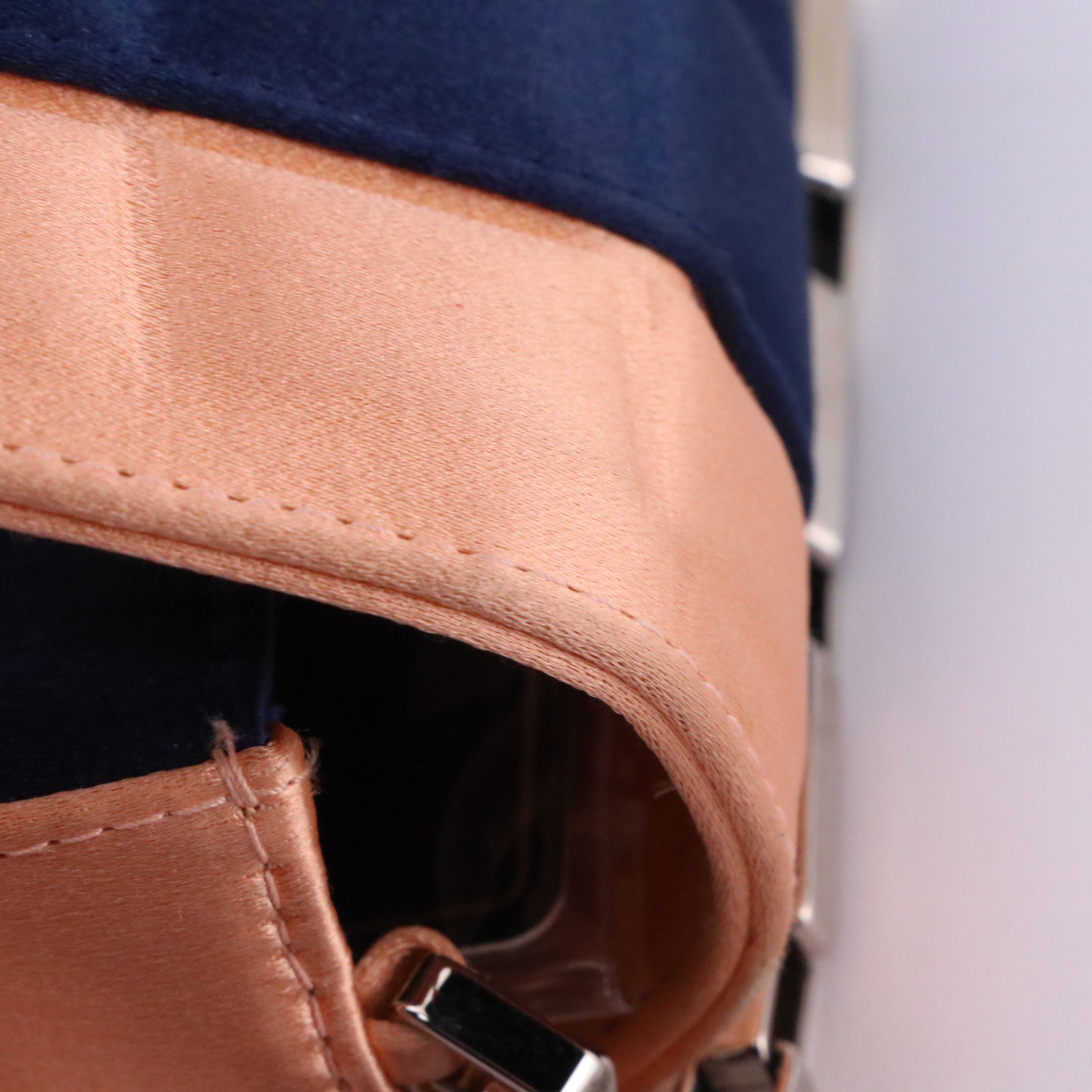 Chanel Mini Chocolate Bar Chain Bag in Colorblock Quilted Satin