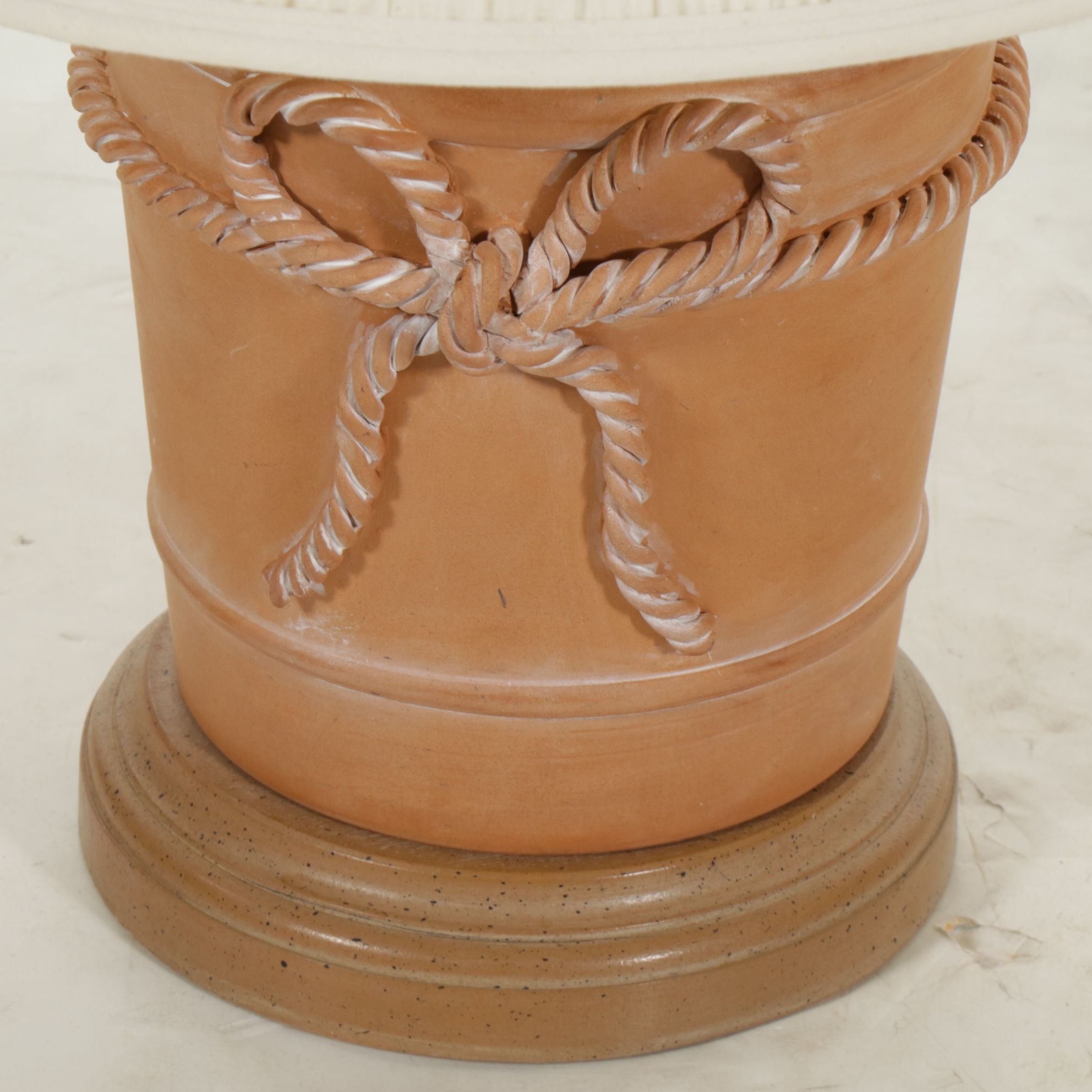 Pair of Ethan Allen Table Lamps with Terracotta Bases