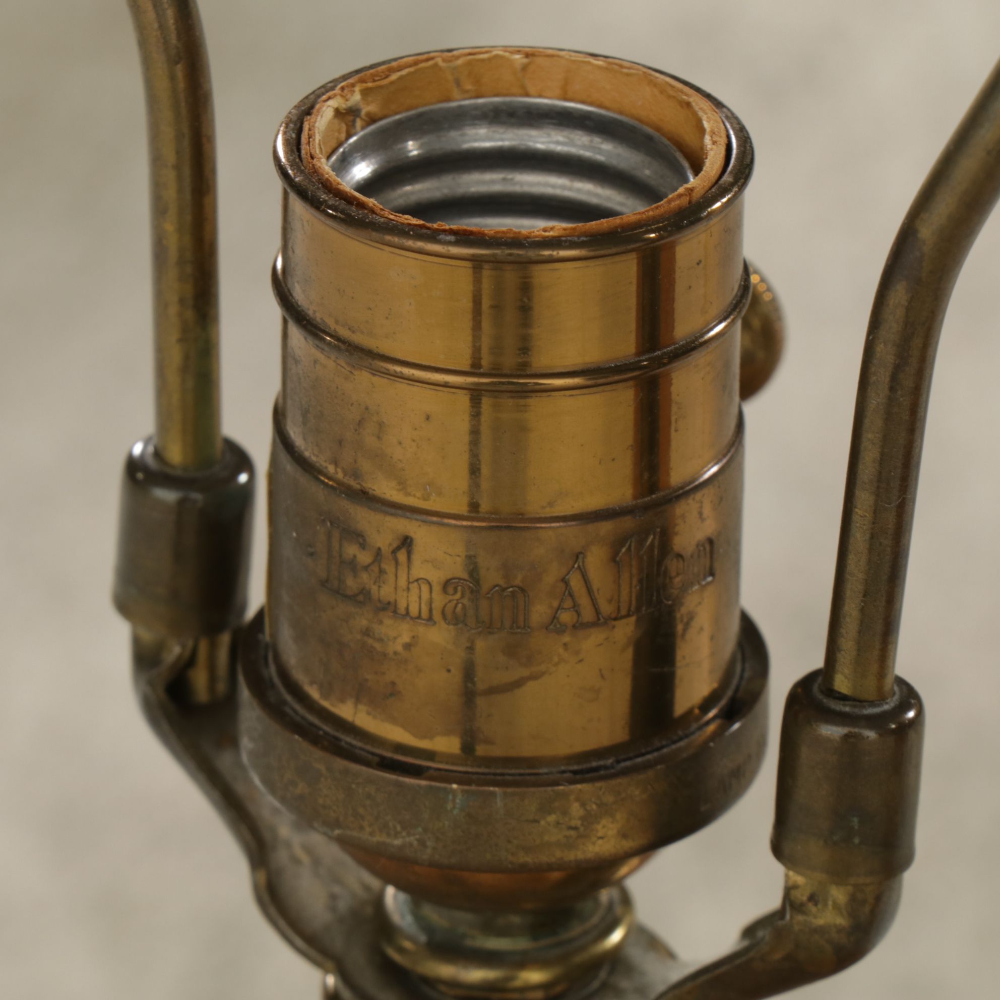 Pair of Ethan Allen Table Lamps with Terracotta Bases