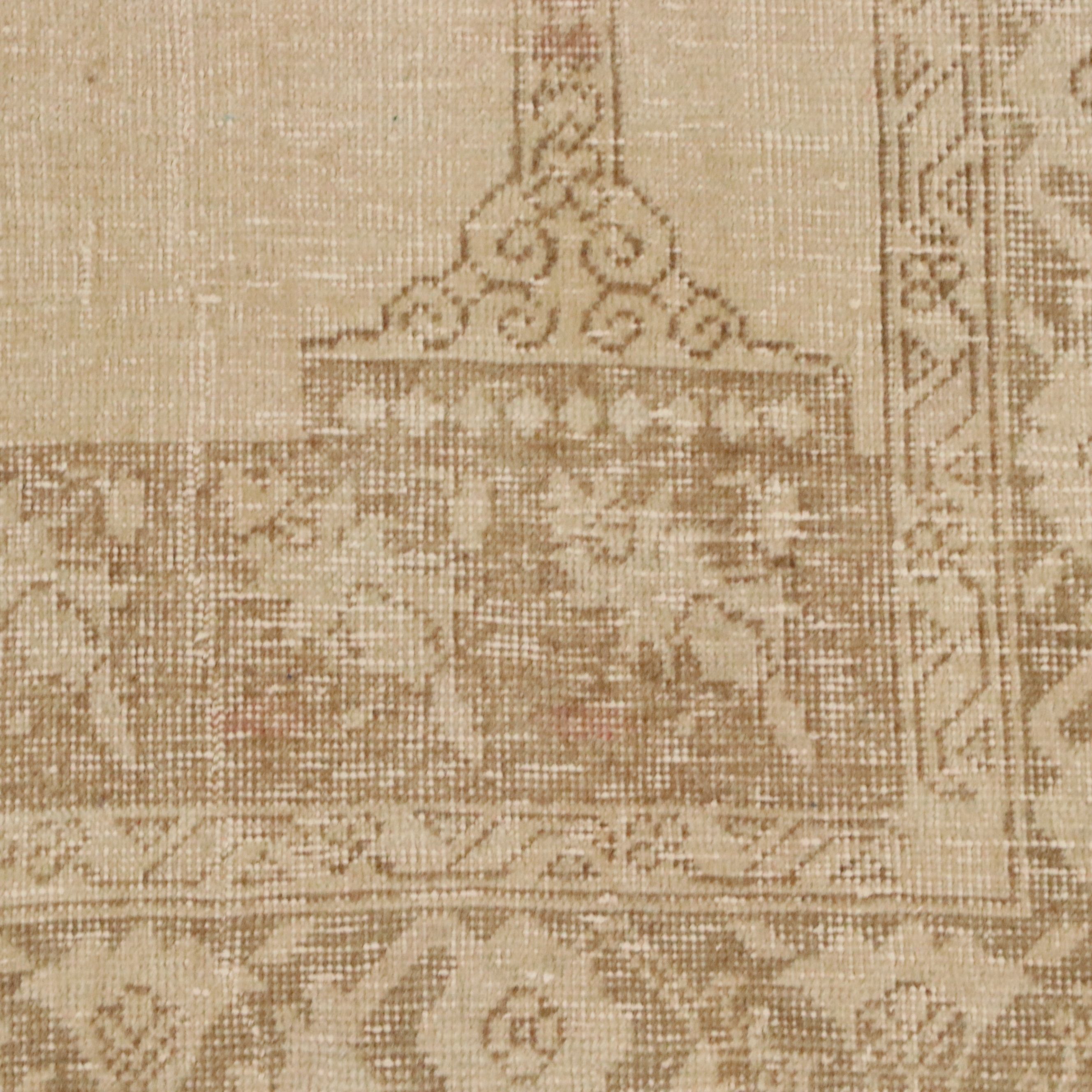 3'4 x 5'4 Hand-Knotted Turkish Ghiordes Prayer Rug