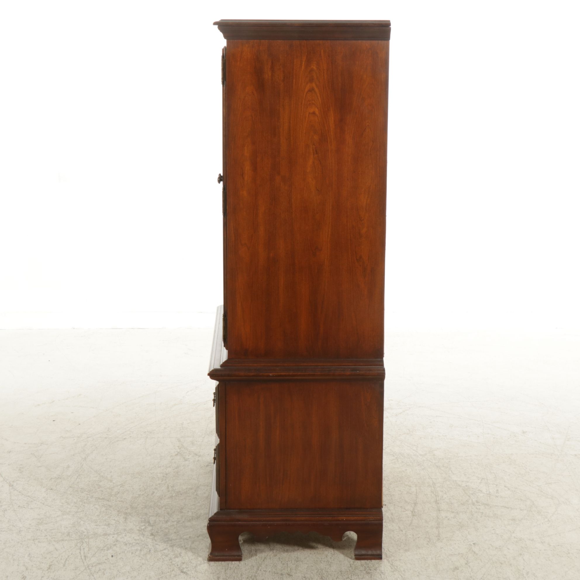 Mount Vernon Federal Style Cherry Armoire, Late 20th Century