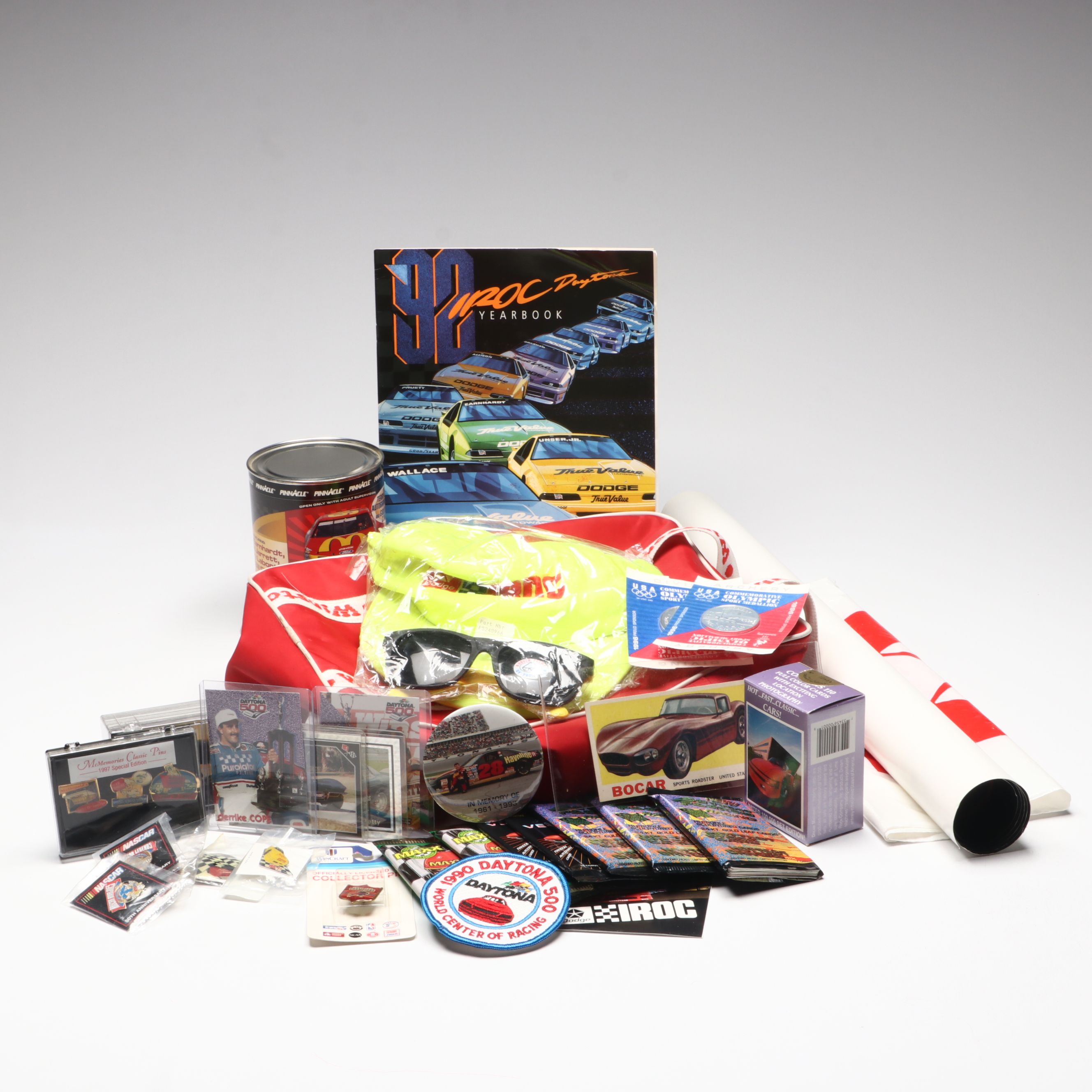 IROC Hat and Poster with More Racing and Sports Memorabilia