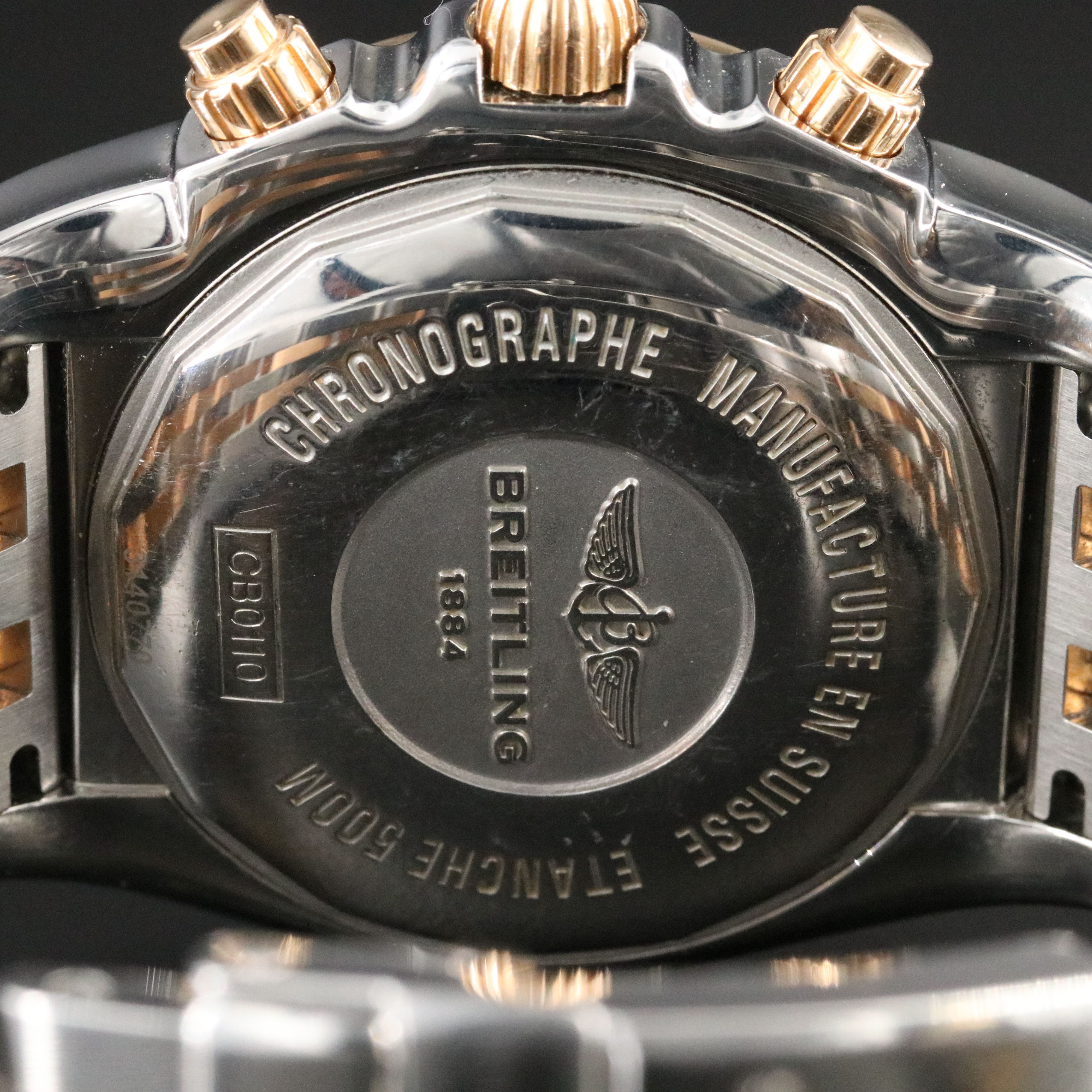 2013 Breitling Chronomat 44 Stainless Steel & Yellow Gold Chronograph Watch