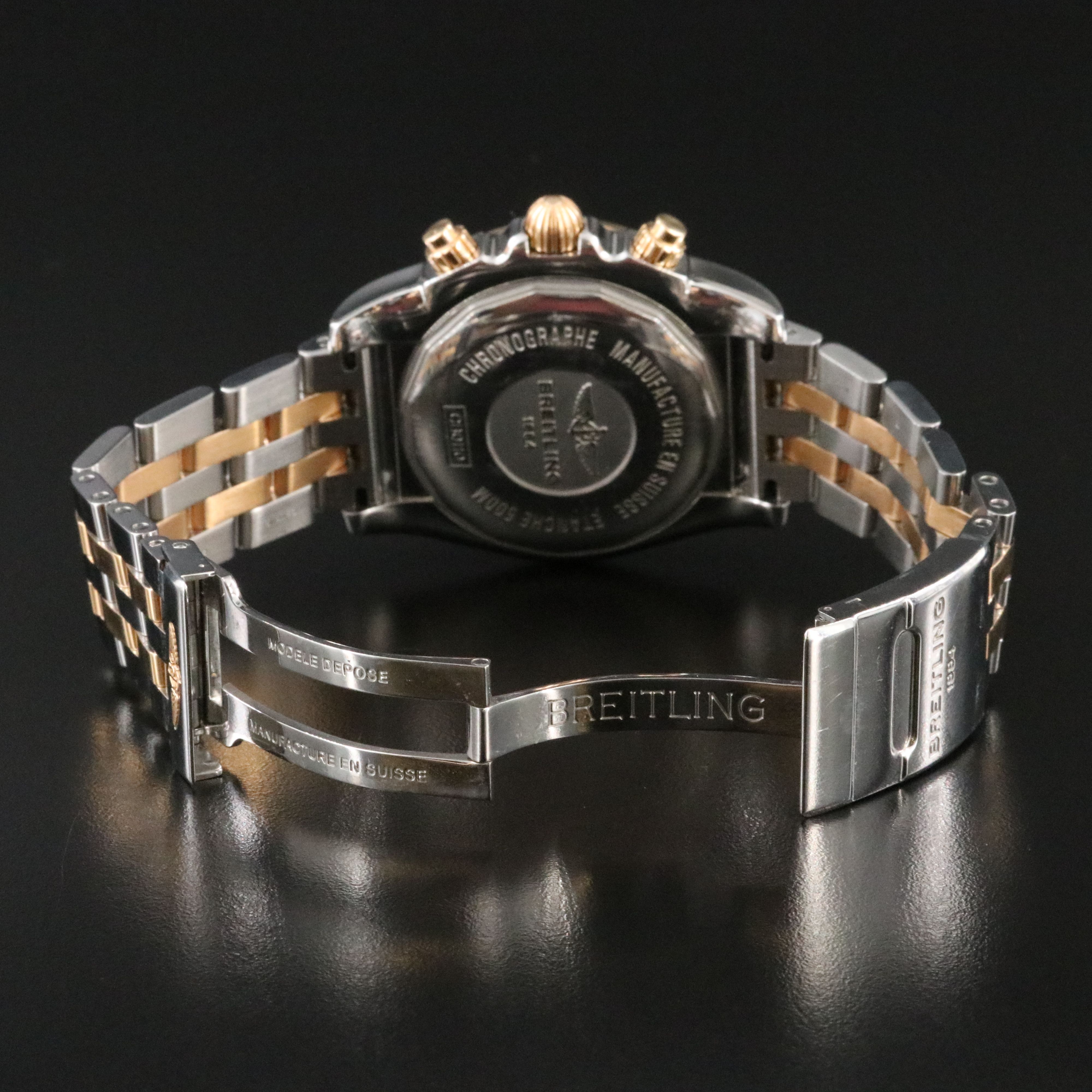 2013 Breitling Chronomat 44 Stainless Steel & Yellow Gold Chronograph Watch