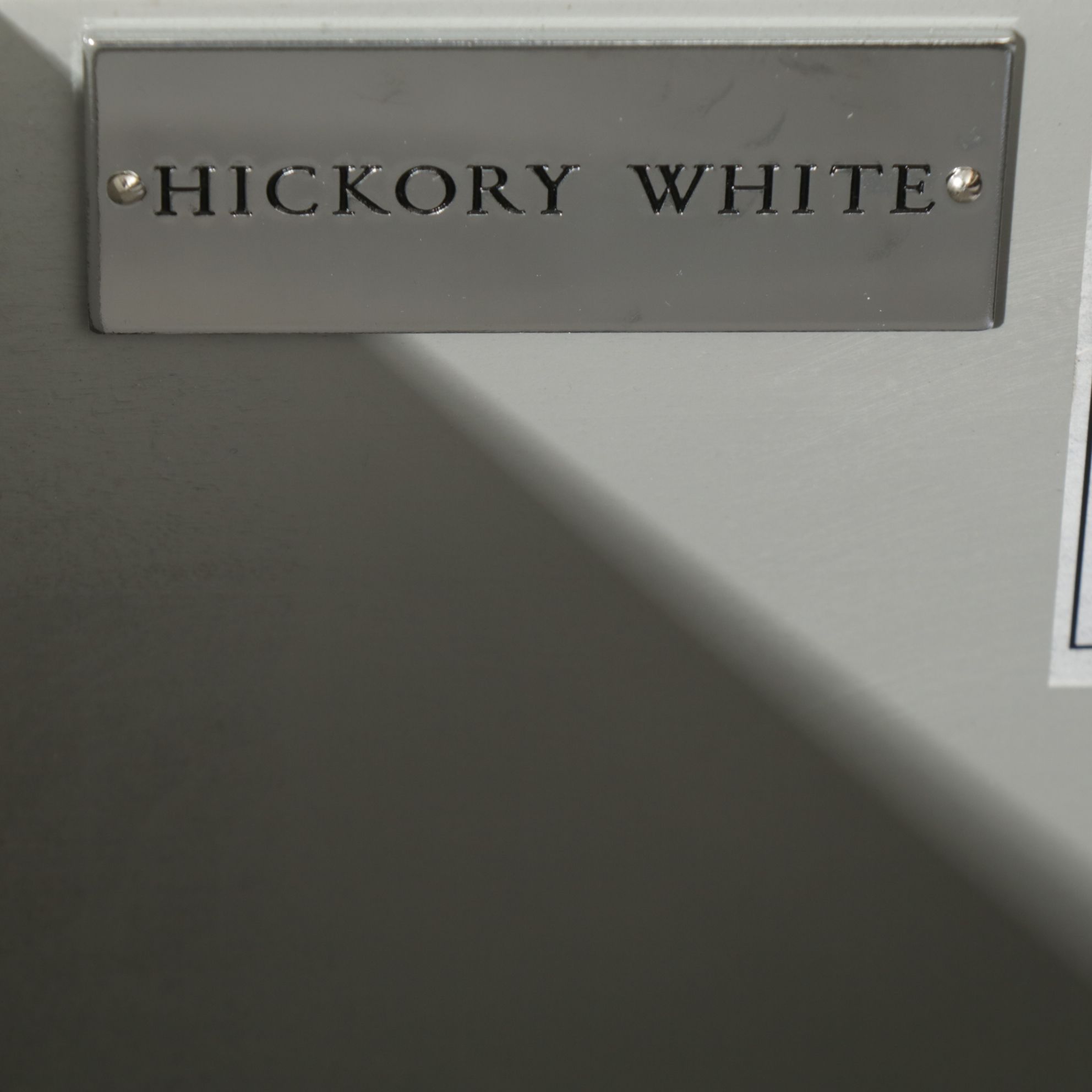 Hickory-White Louis XVI Style Paint Decorated Night Stand