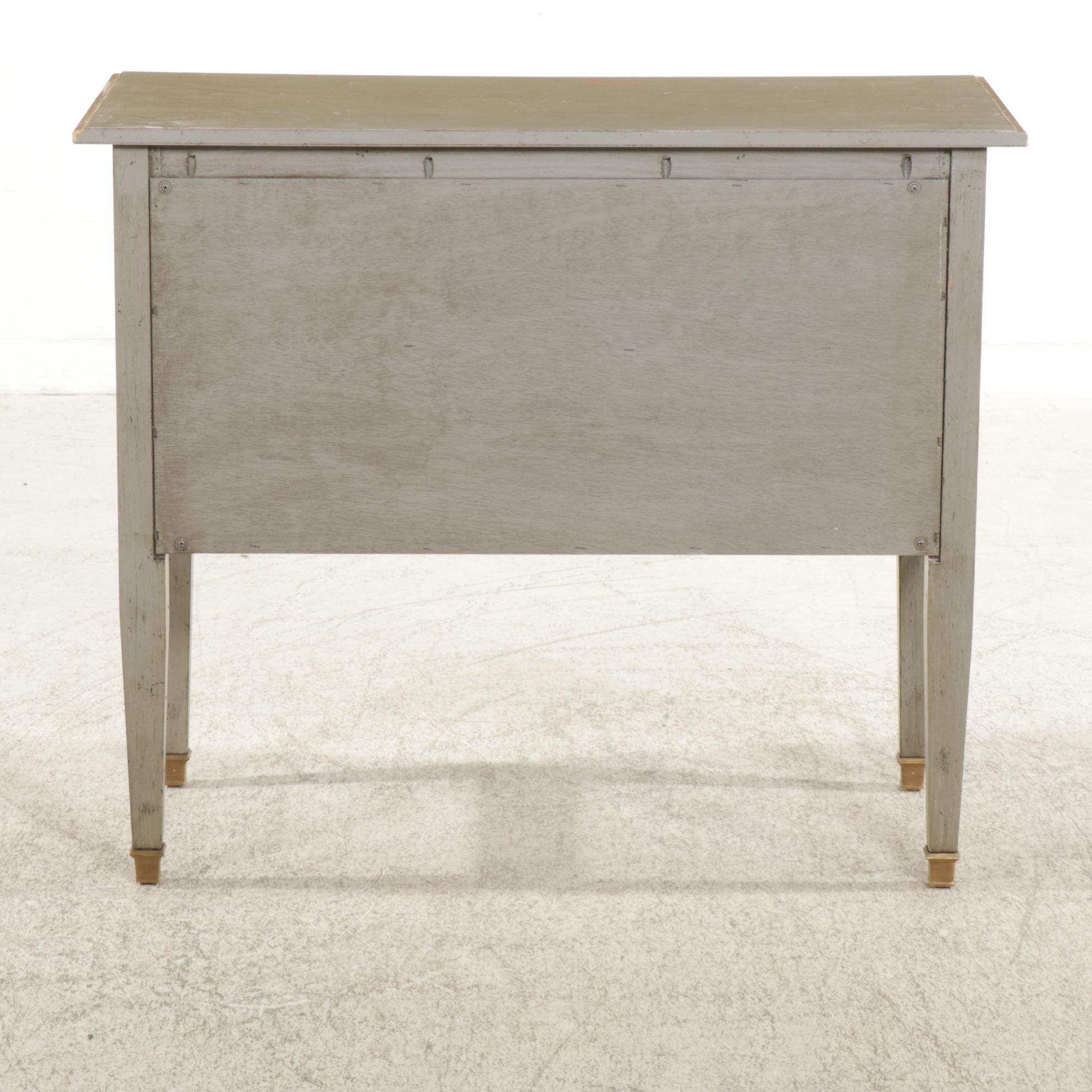 Hickory-White Louis XVI Style Paint Decorated Night Stand