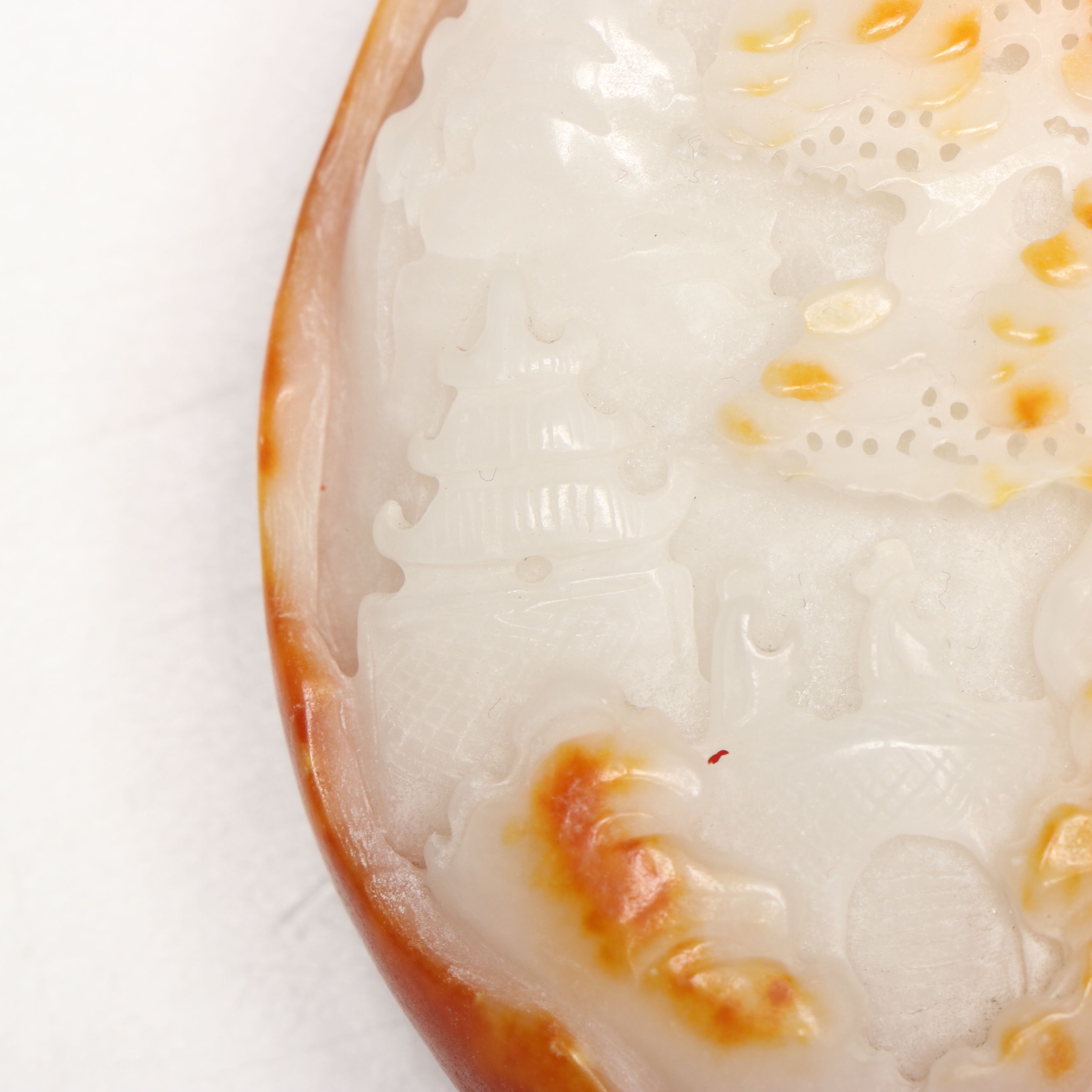 Chinese Egg-Shaped Jadeite Carving