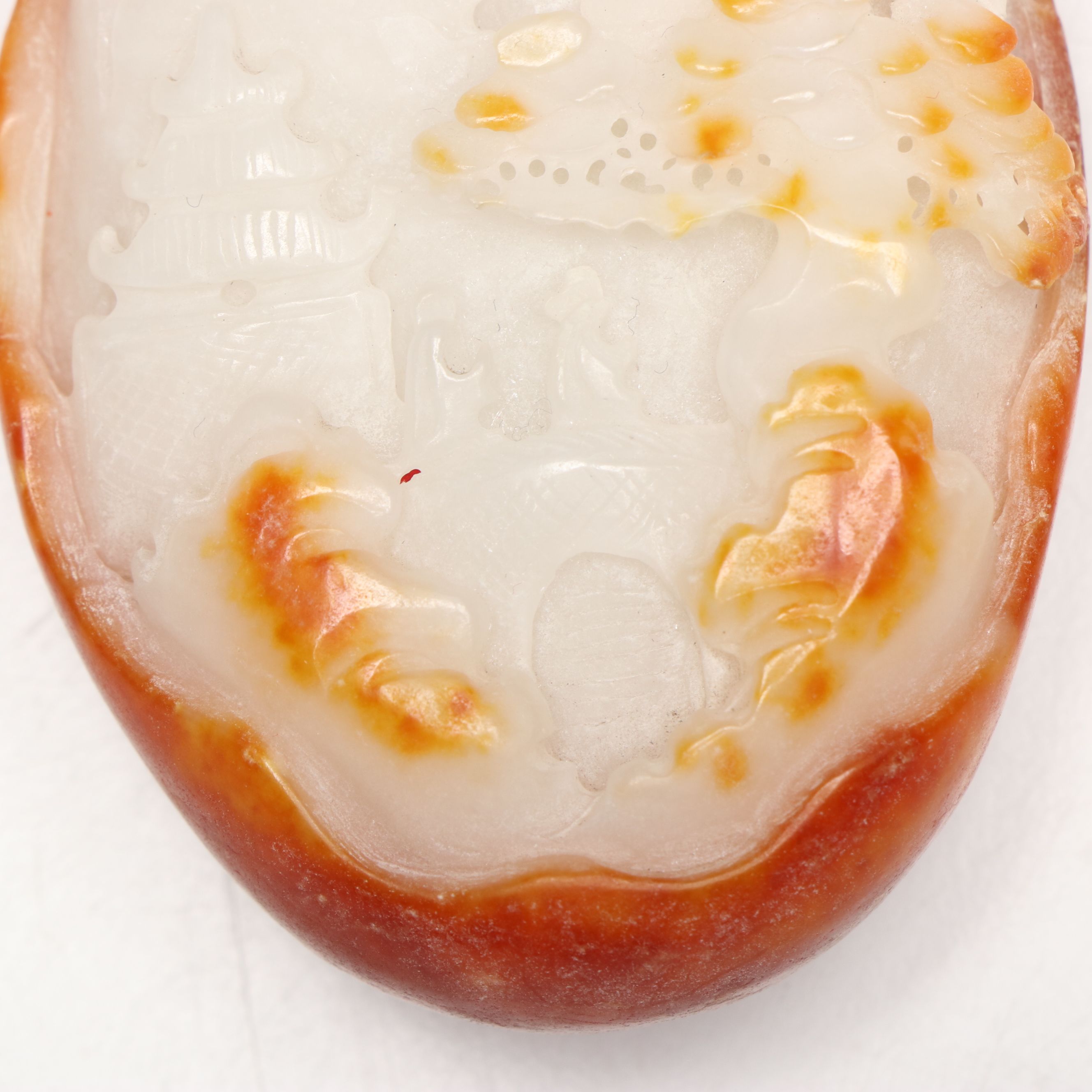 Chinese Egg-Shaped Jadeite Carving