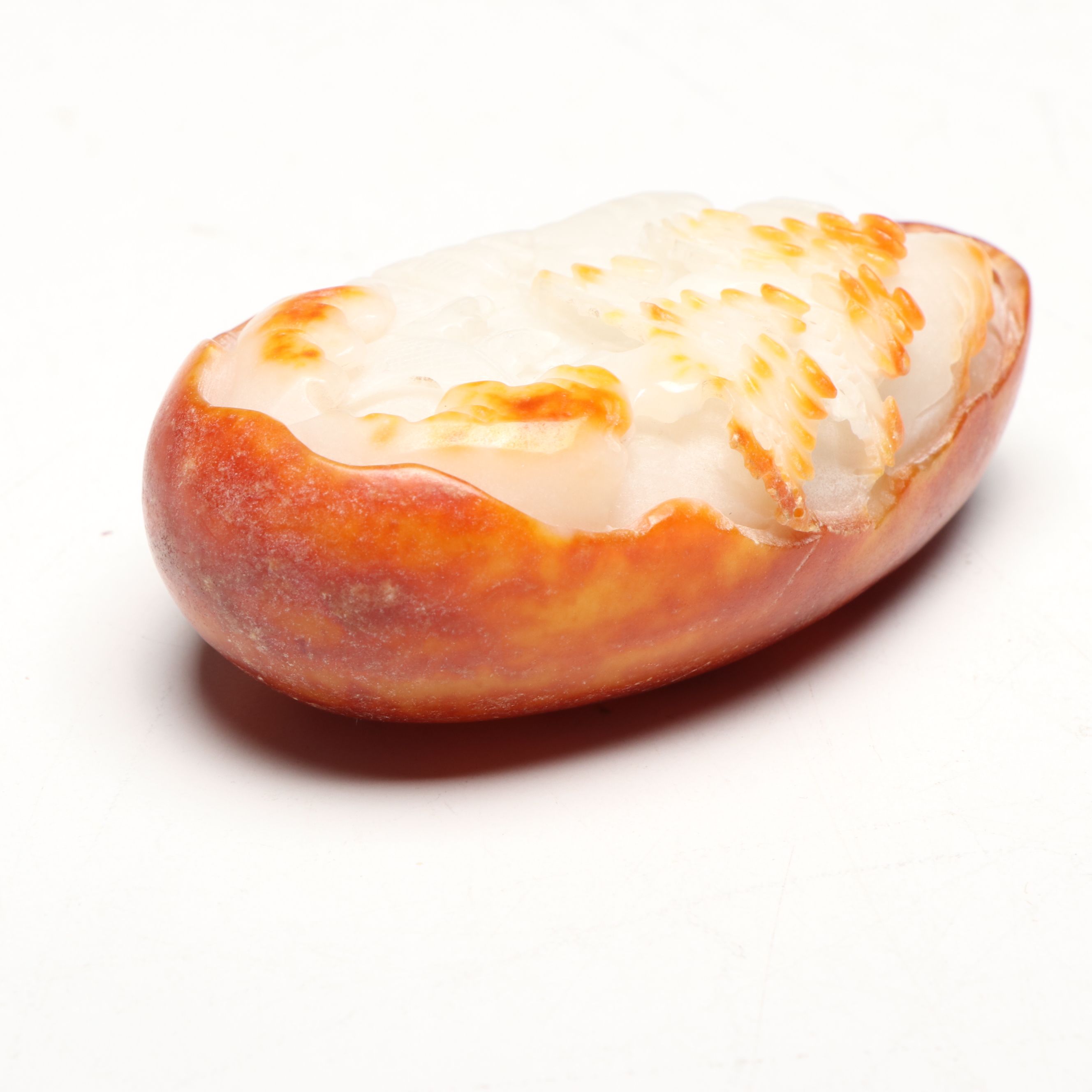 Chinese Egg-Shaped Jadeite Carving