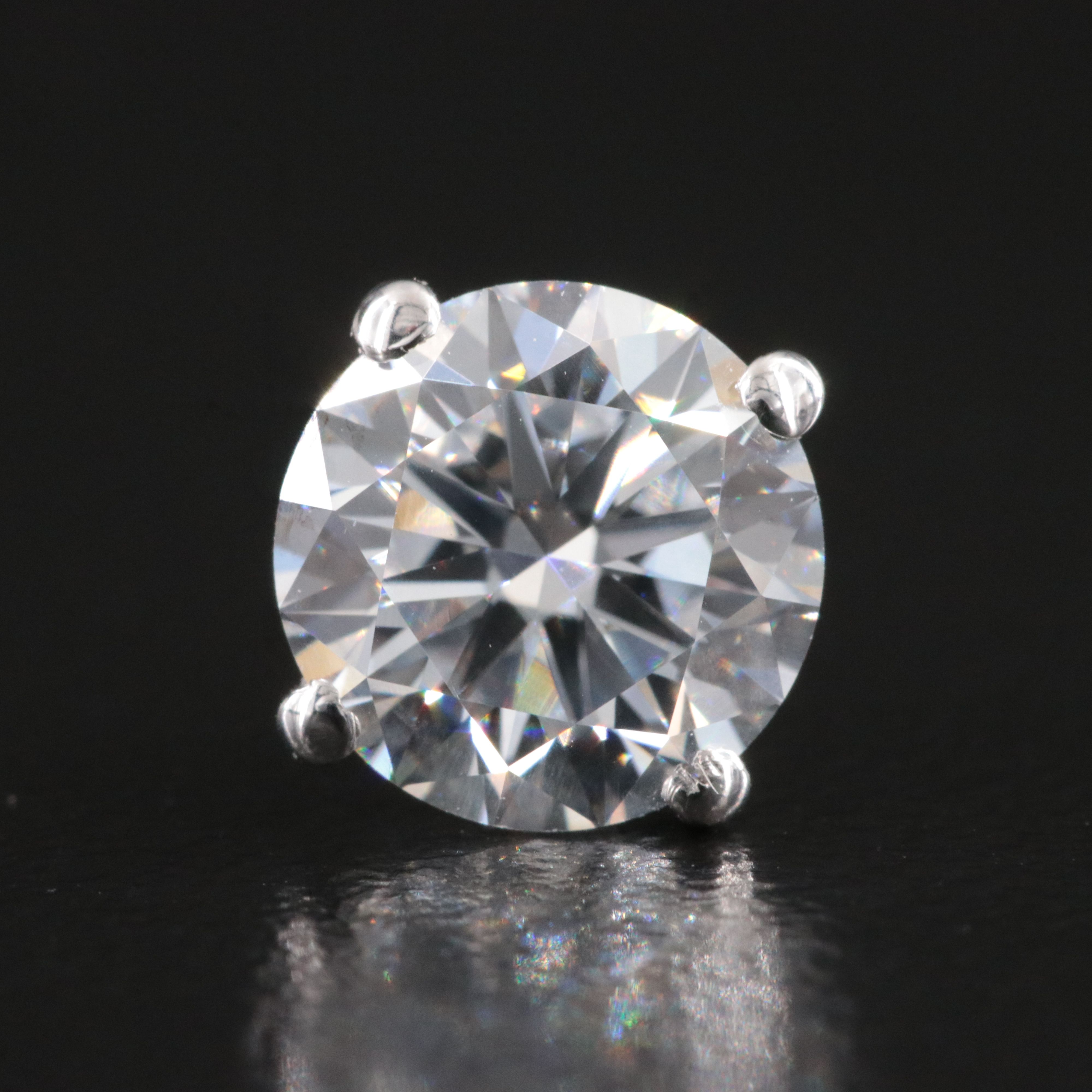 14K 3.03 CTW Lab Grown Diamond Stud Earrings with IGI Jewelry Report