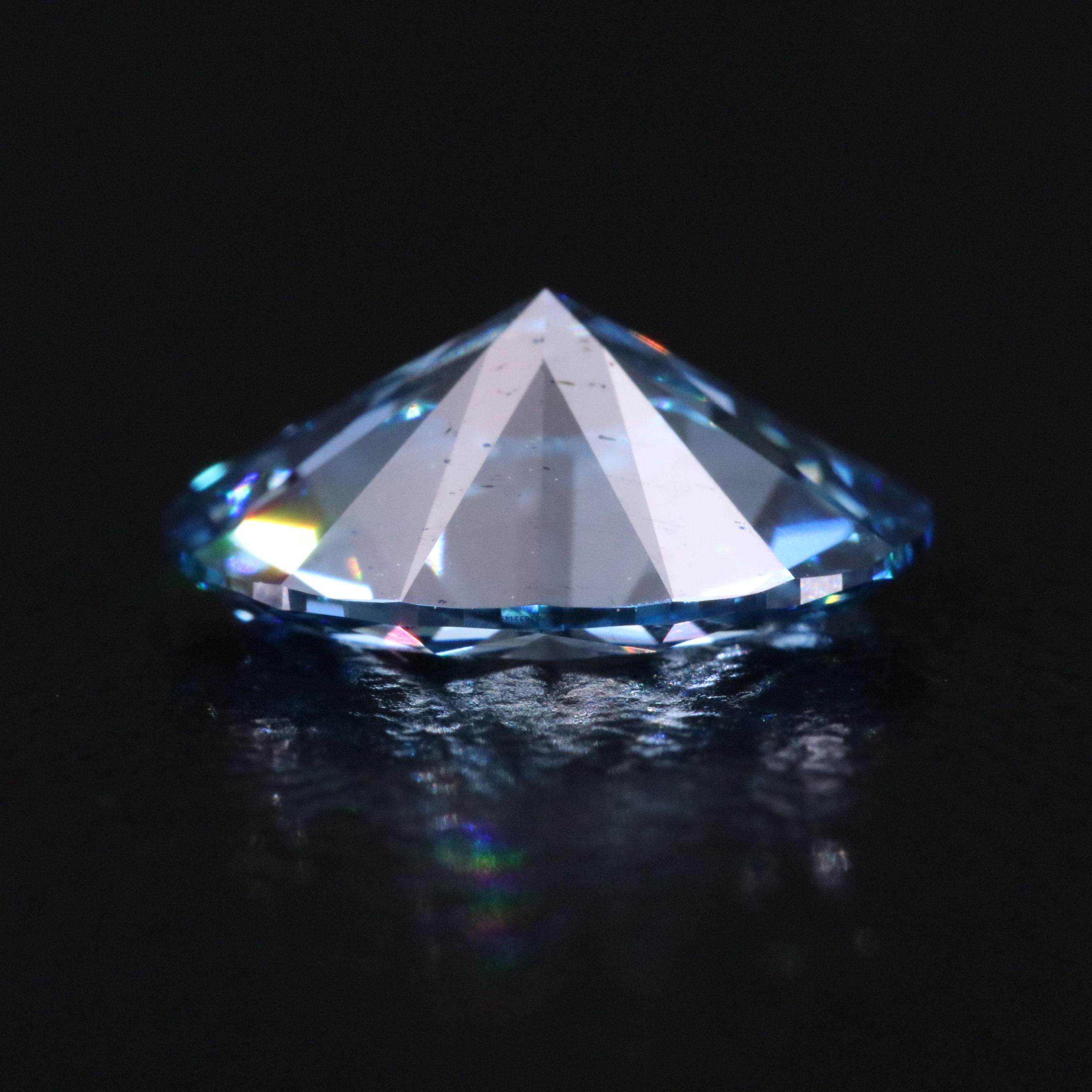 Loose 2.02 CT Lab Grown Fancy Vivid Blue Diamond with IGI Report