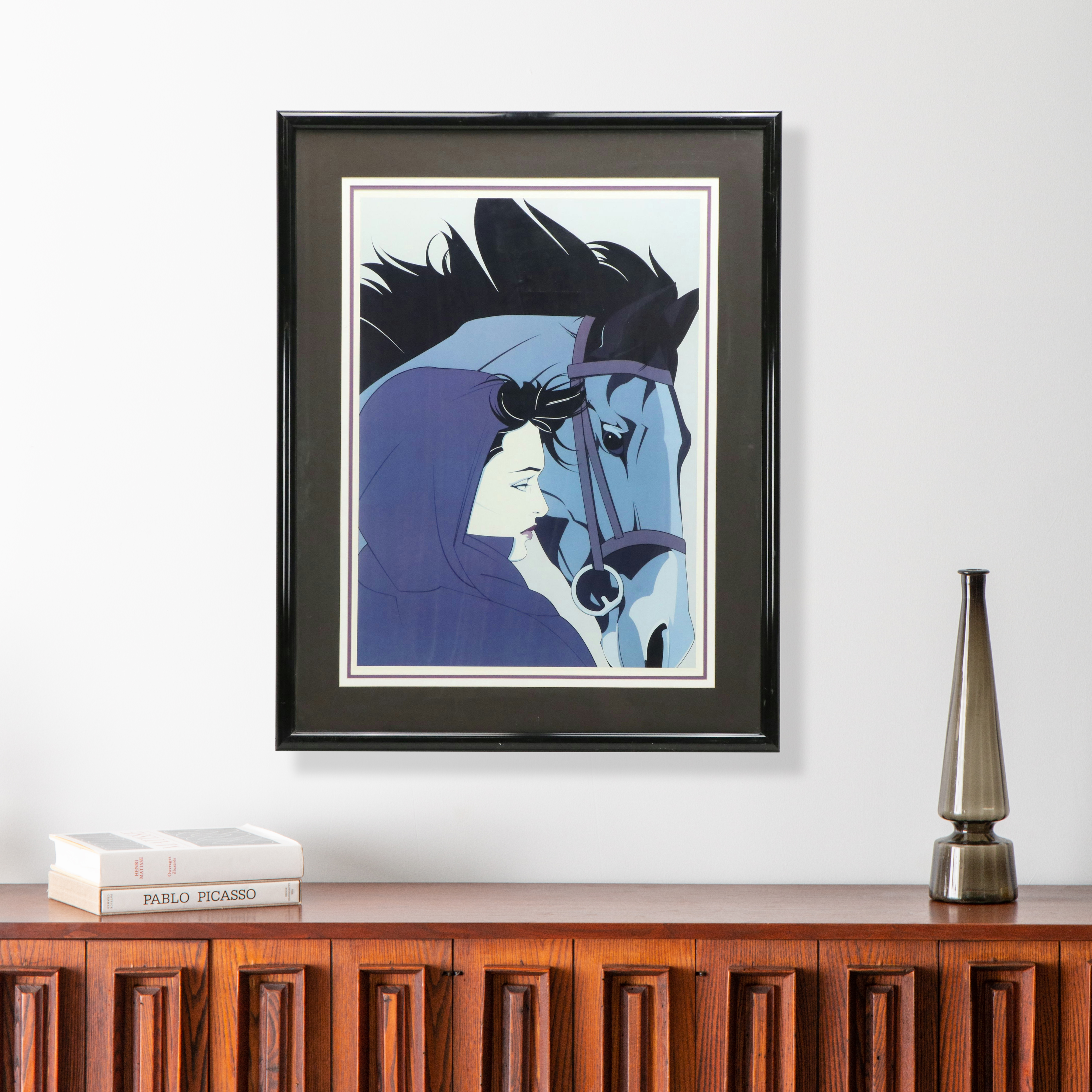 After Patrick Nagel Offset Lithograph "Montana," Late 20th Century