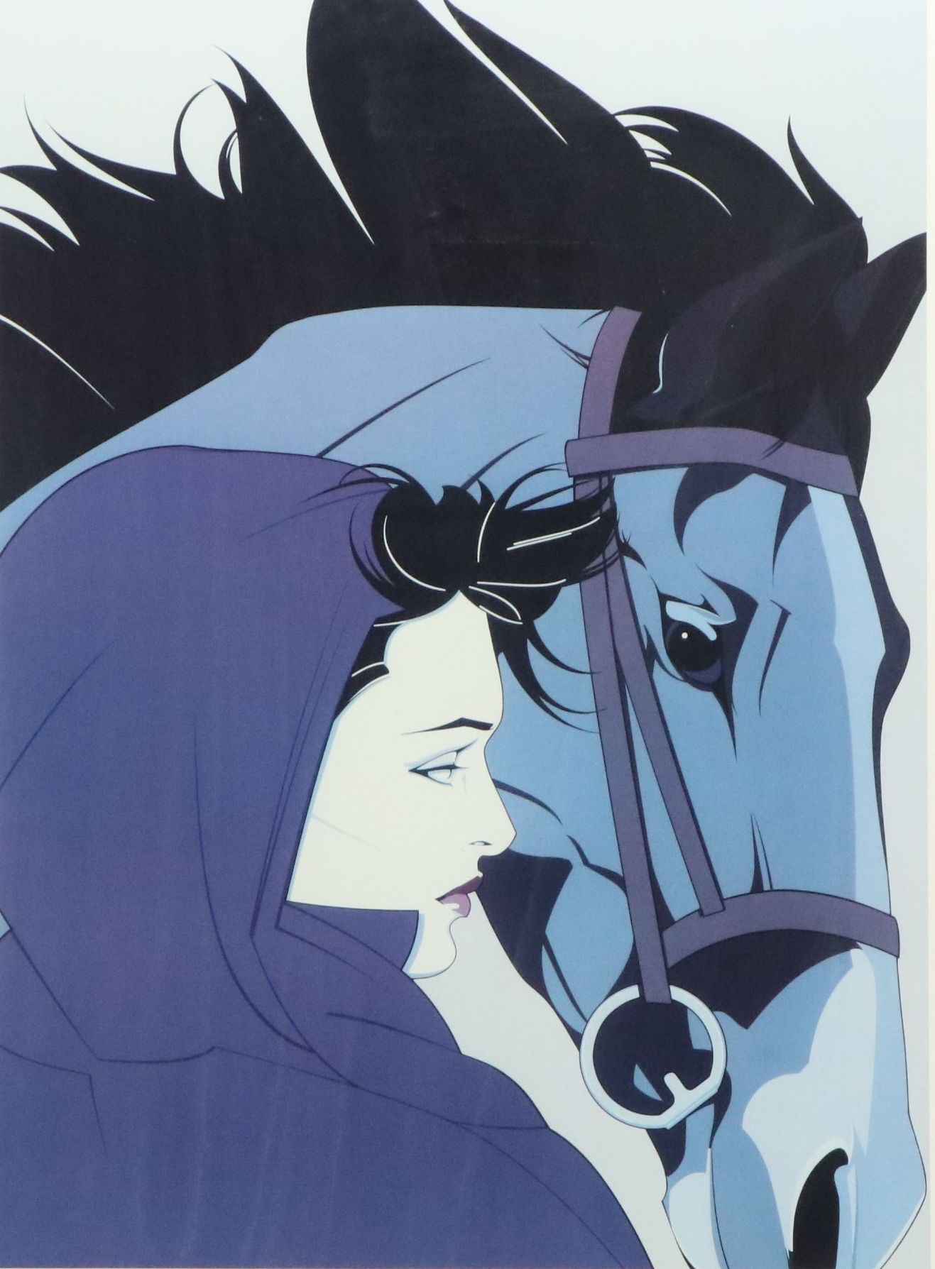 After Patrick Nagel Offset Lithograph "Montana," Late 20th Century