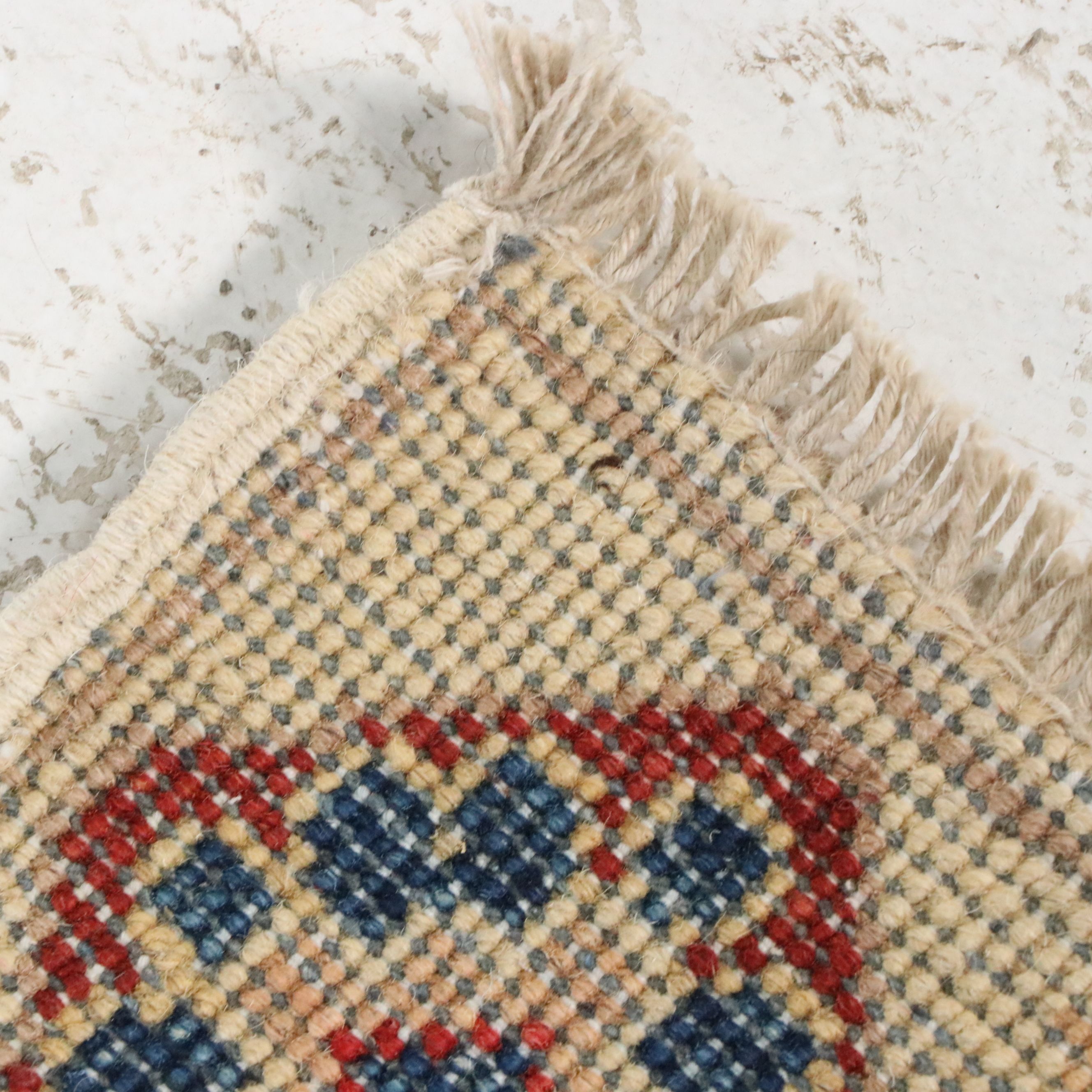 2'3 x 5'10 Hand-Knotted Afghan Kazak Carpet Runner