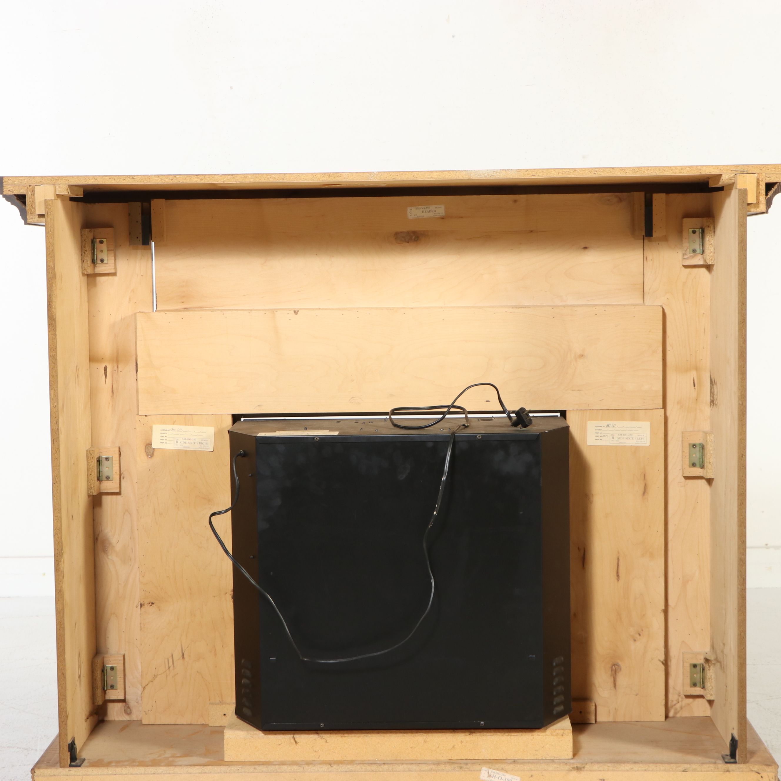 Symphony Electric Fireplace in Oak Frame