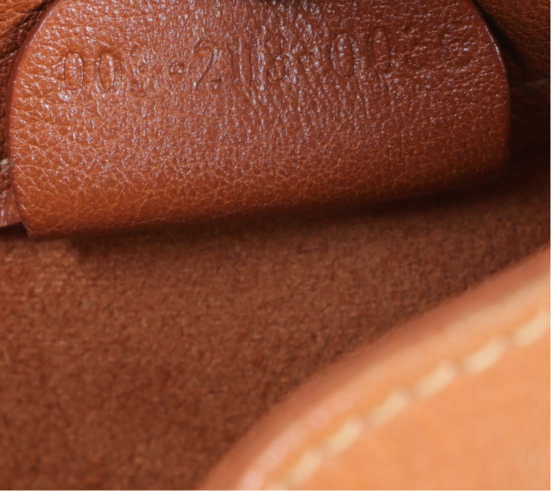 Gucci Tan Leather Bamboo Handle Bucket Bag