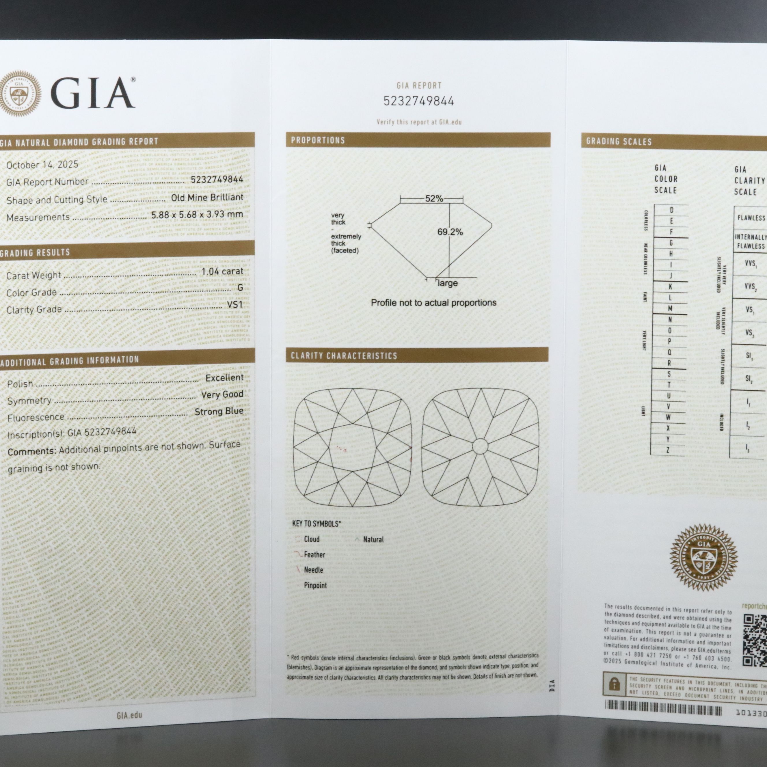 18K 2.12 CTW Diamond Stud Earrings with GIA Reports