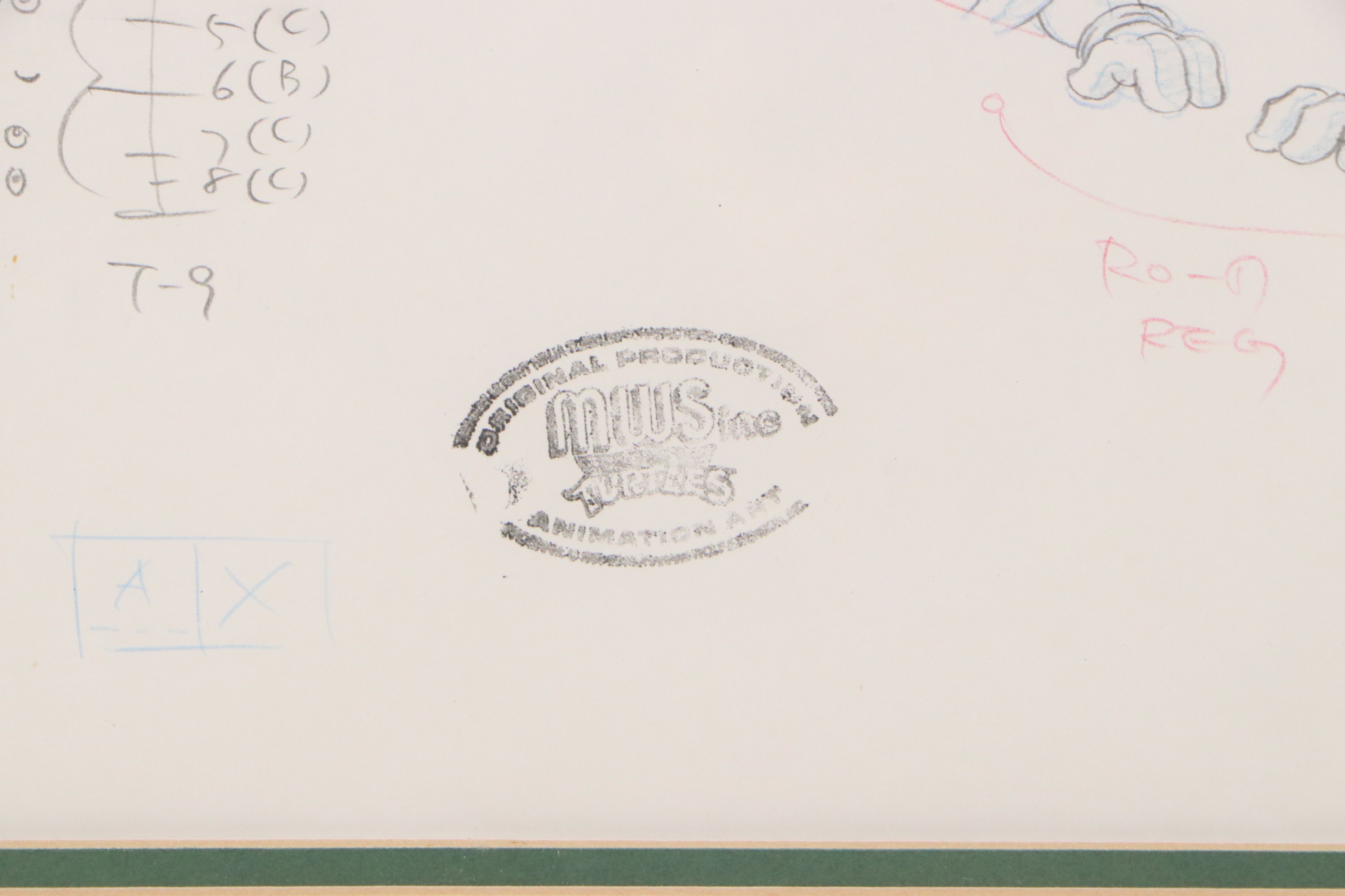 Animation Drawing for "Teenage Mutant Ninja Turtles," Late 20th/Early 21st C.