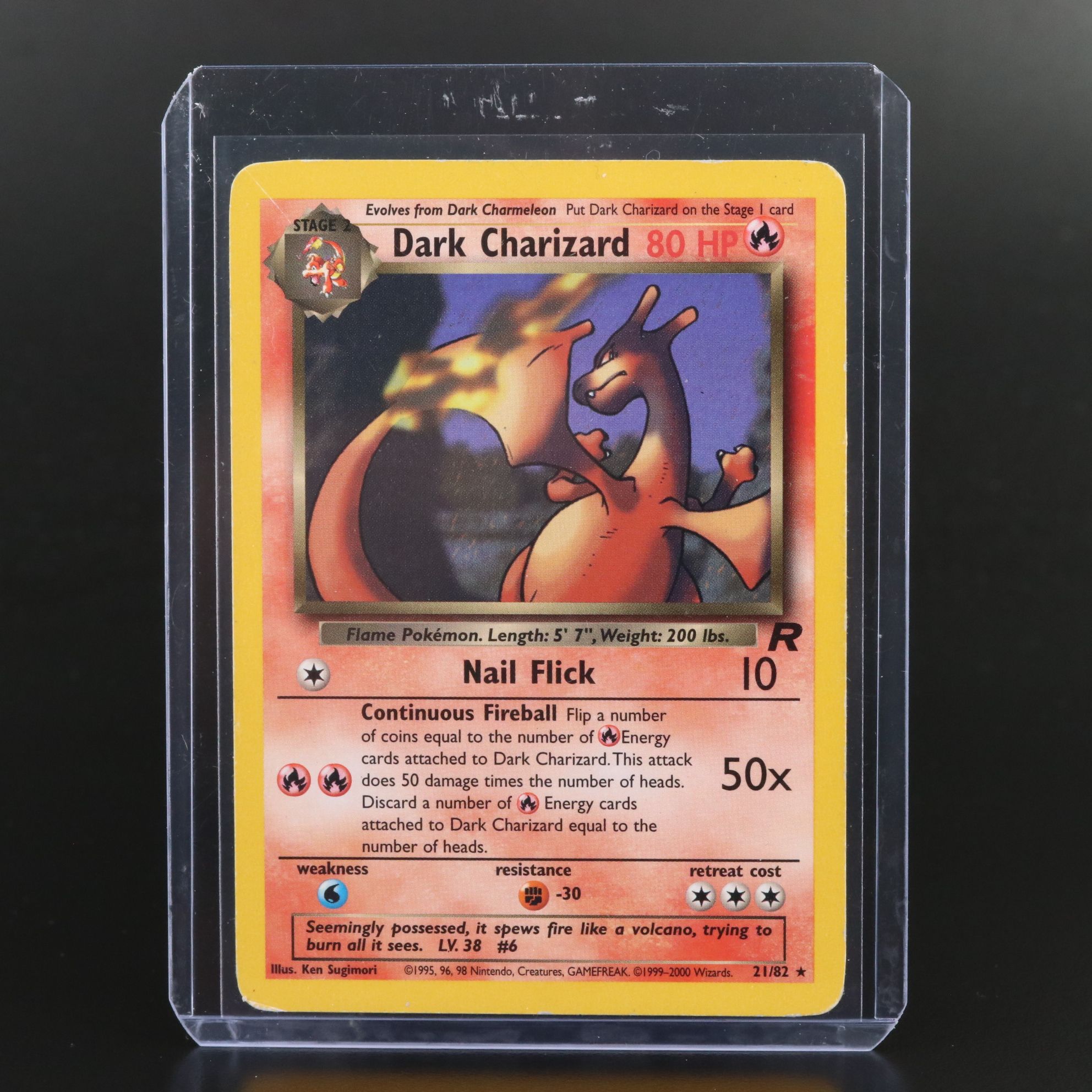 Team Rocket Dark Charizard Pokémon Card