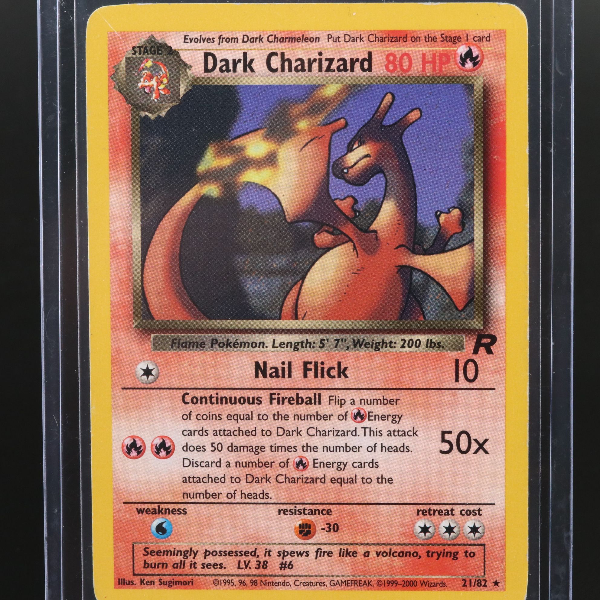 Team Rocket Dark Charizard Pokémon Card