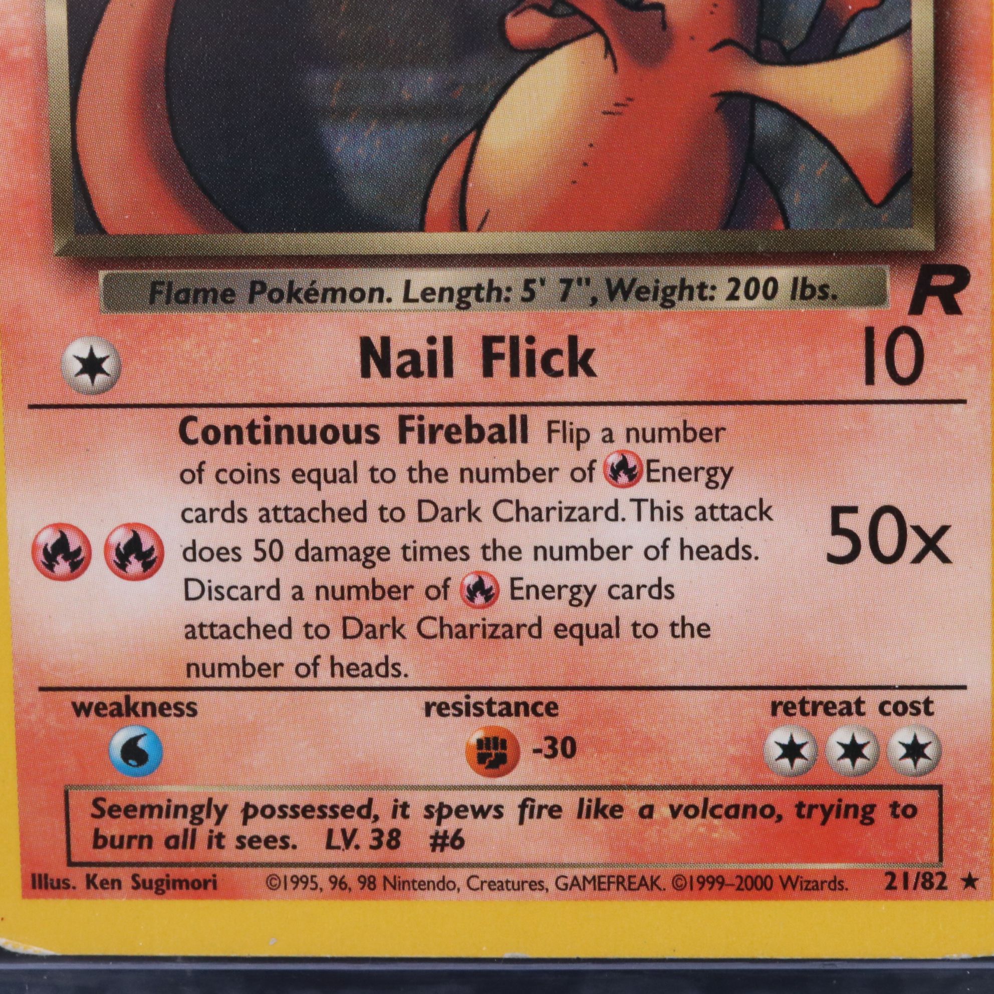 Team Rocket Dark Charizard Pokémon Card