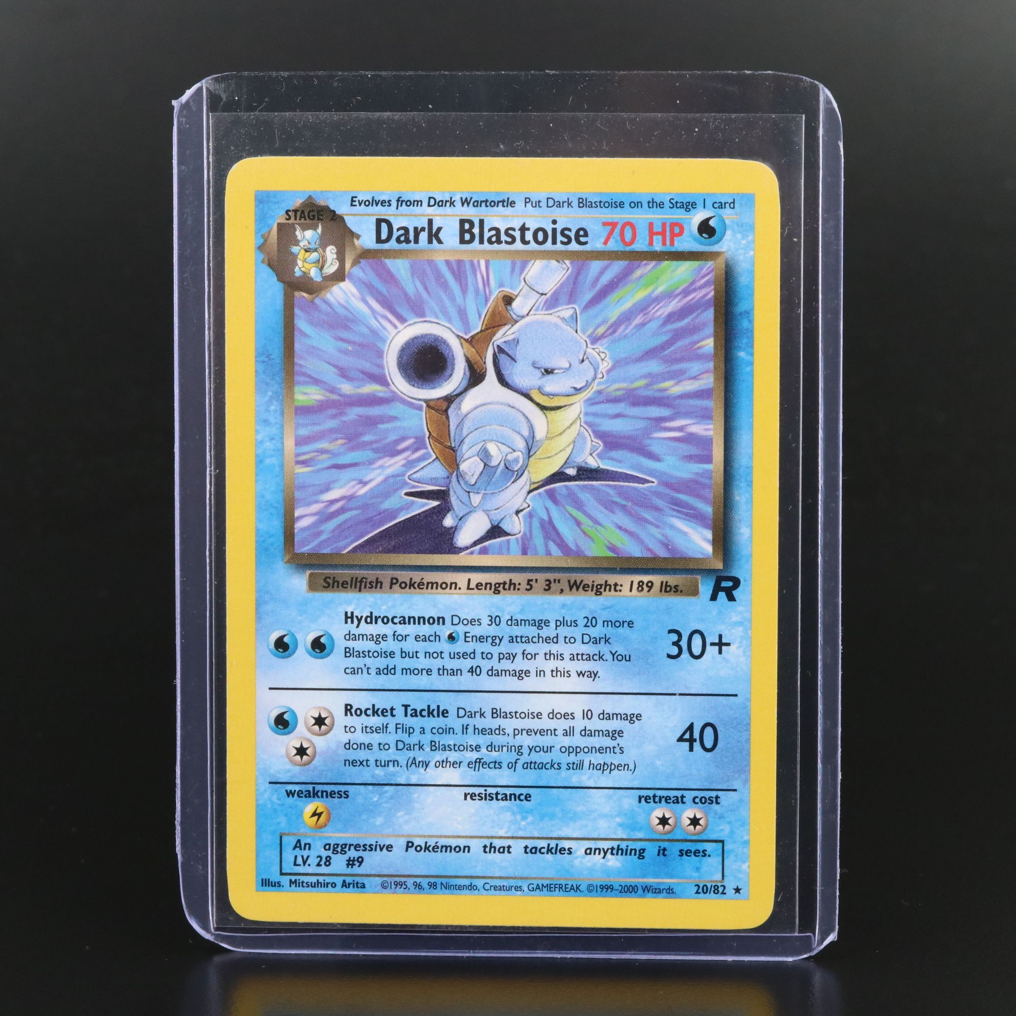 Team Rocket Dark Blastoise Pokémon Card