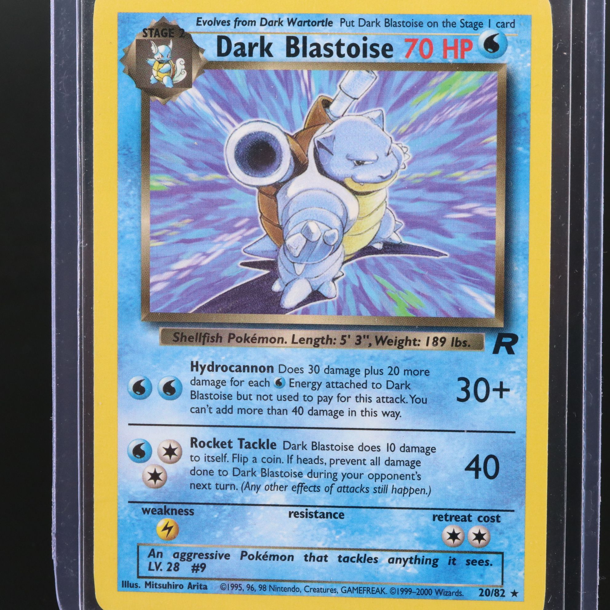 Team Rocket Dark Blastoise Pokémon Card