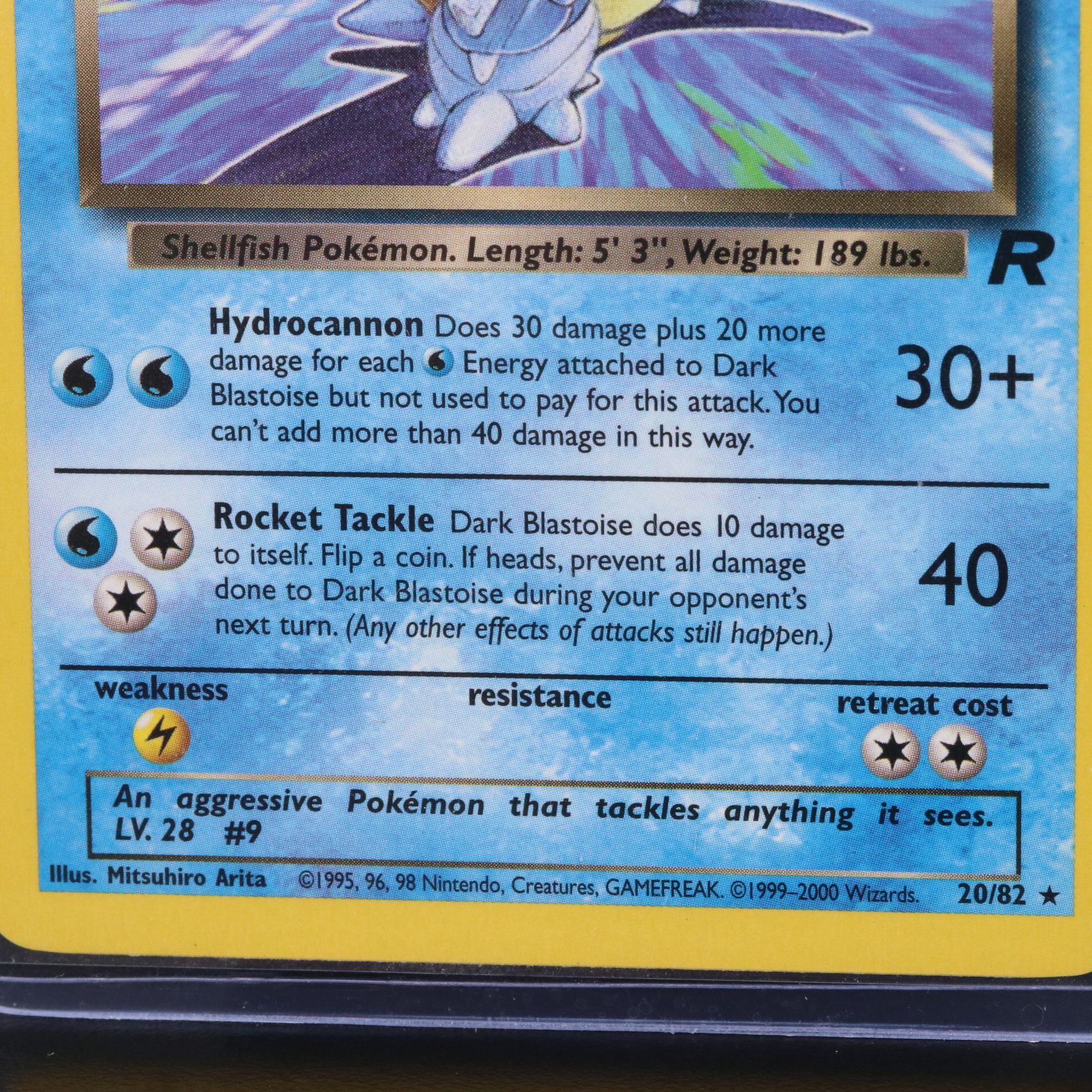 Team Rocket Dark Blastoise Pokémon Card