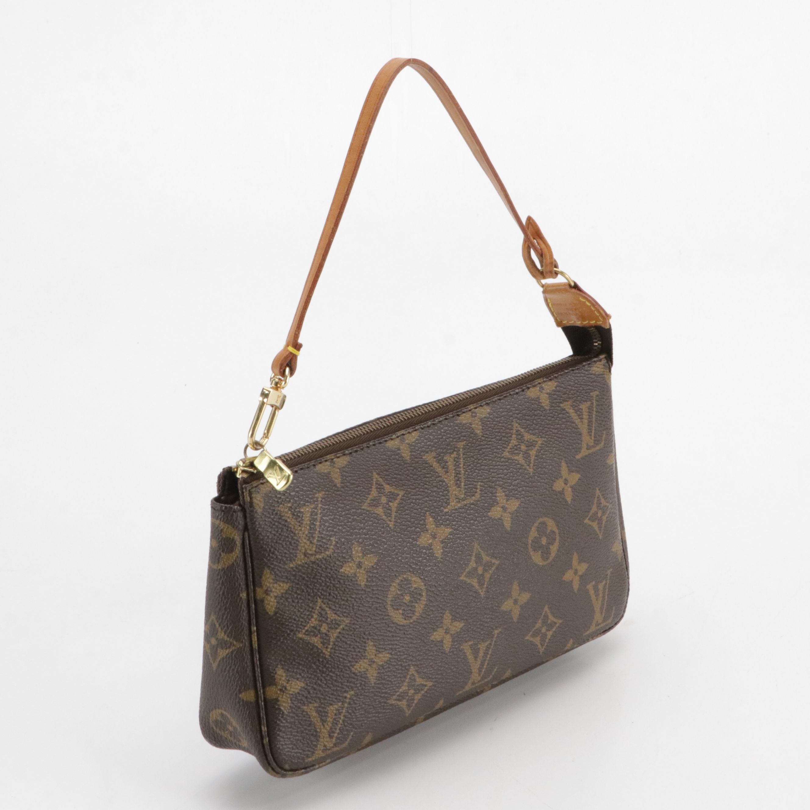 Louis Vuitton Pochette Accessoires in Monogram Canvas and Vachetta Leather