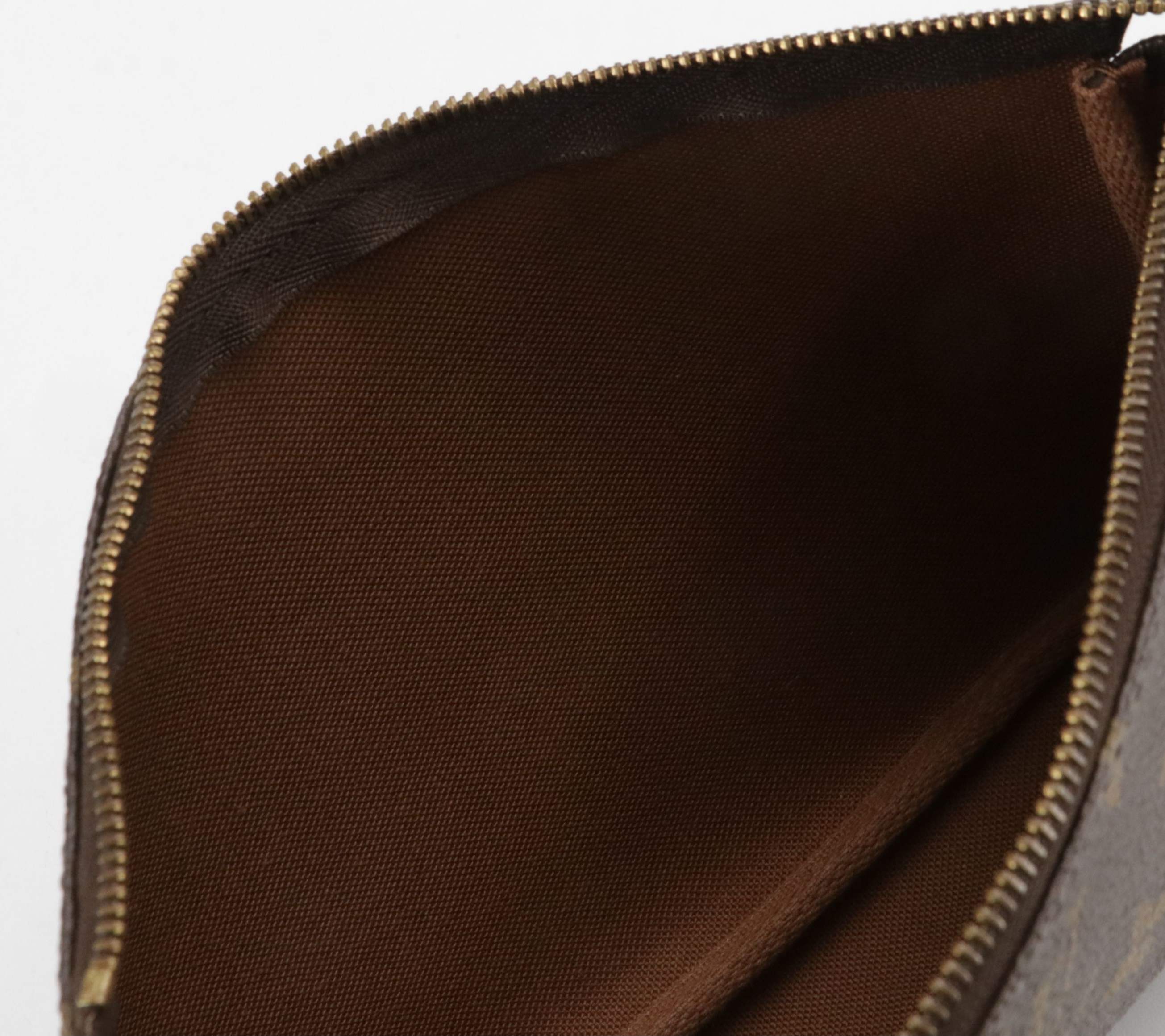 Louis Vuitton Pochette Accessoires in Monogram Canvas and Vachetta Leather