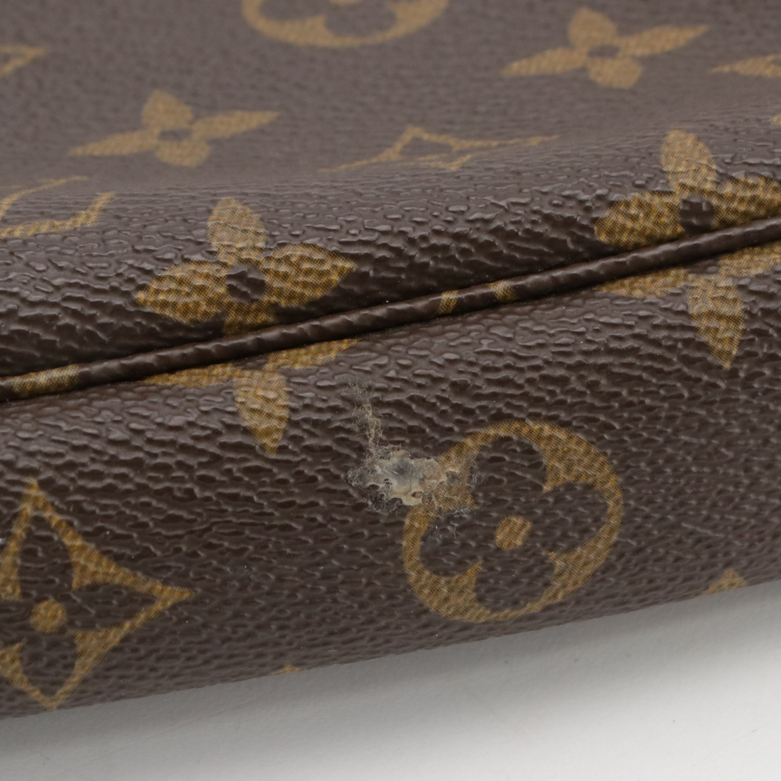 Louis Vuitton Pochette Accessoires in Monogram Canvas and Vachetta Leather
