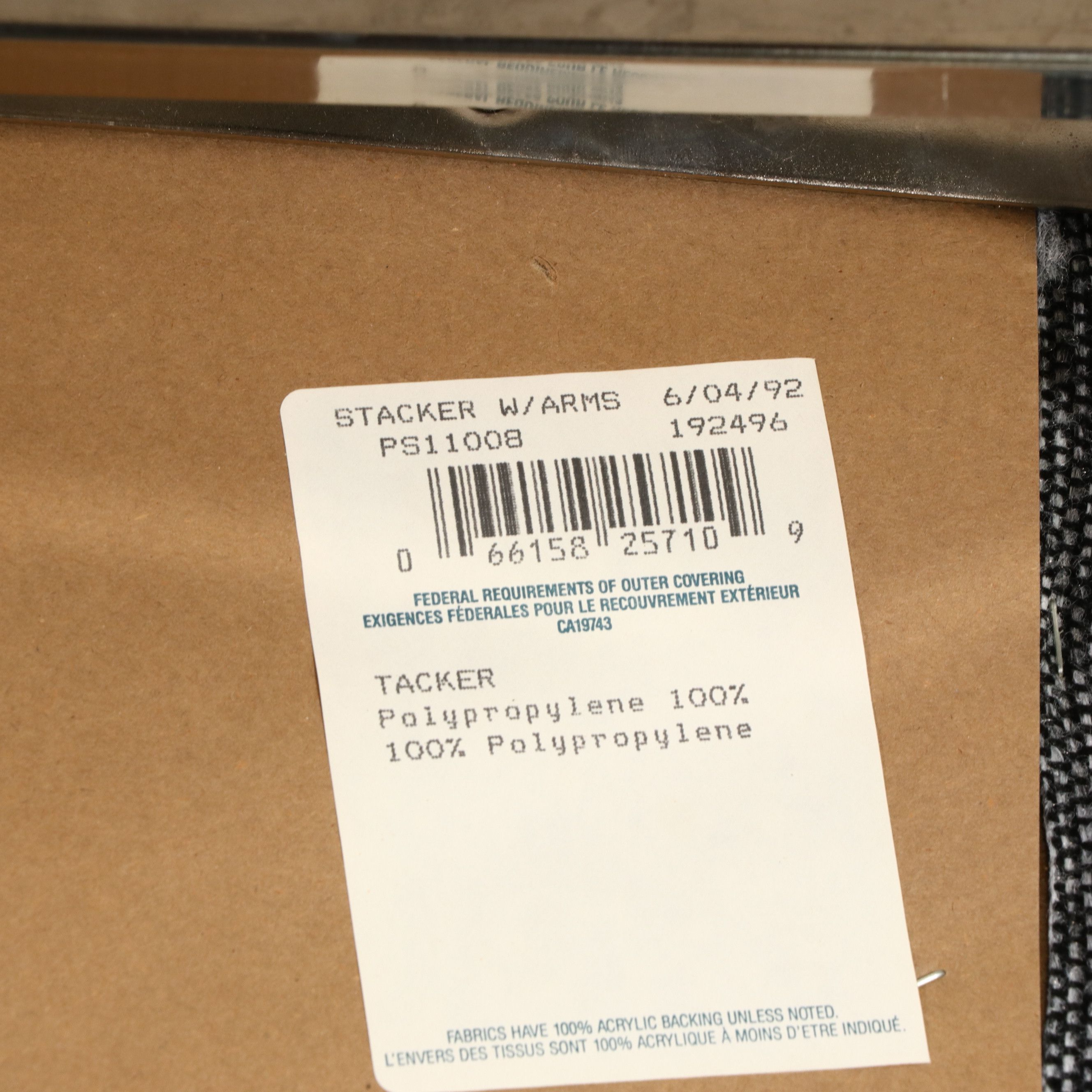 Set of Three Steelcase 454 Series "Stacker" Armchairs, 1992