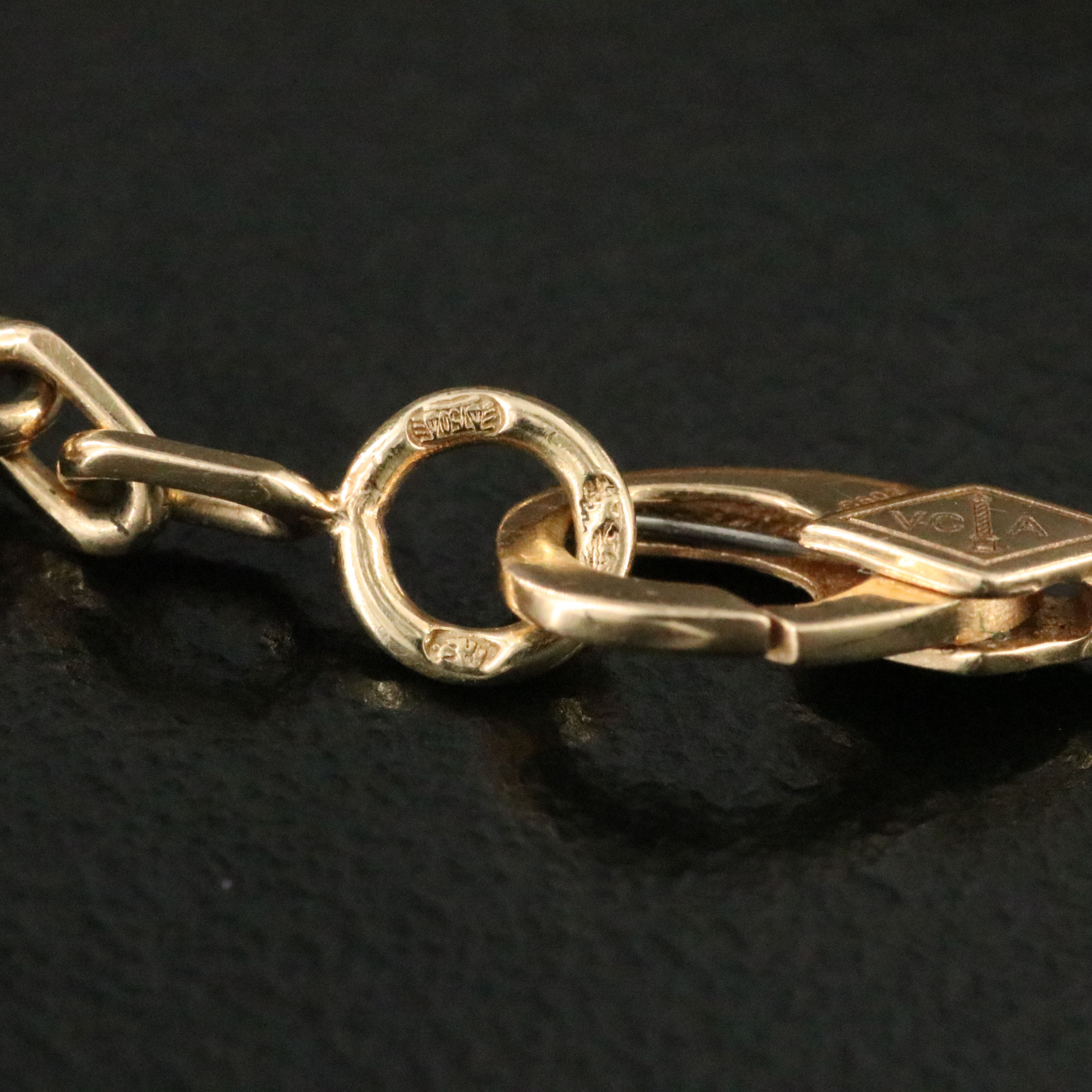 Van Cleef & Arpels Vintage Alhambra 18K Mother-of-Pearl Bracelet