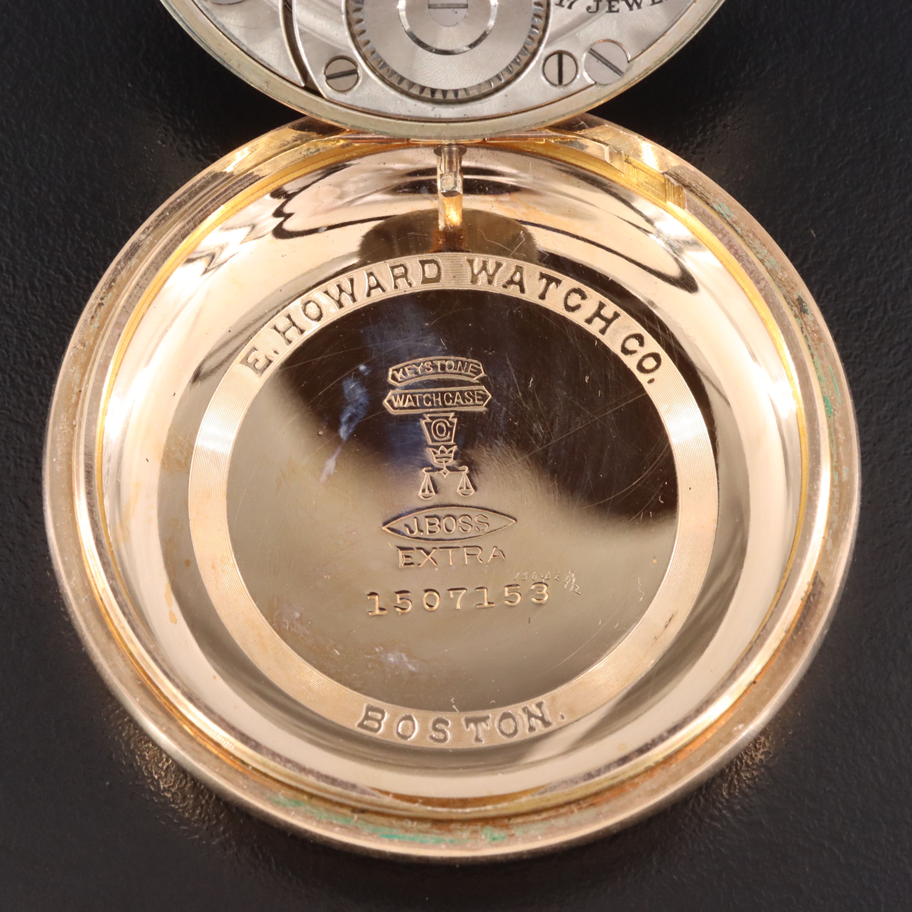 E. Howard Watch Co. Series 9 Open Face Pocket Watch c.1913