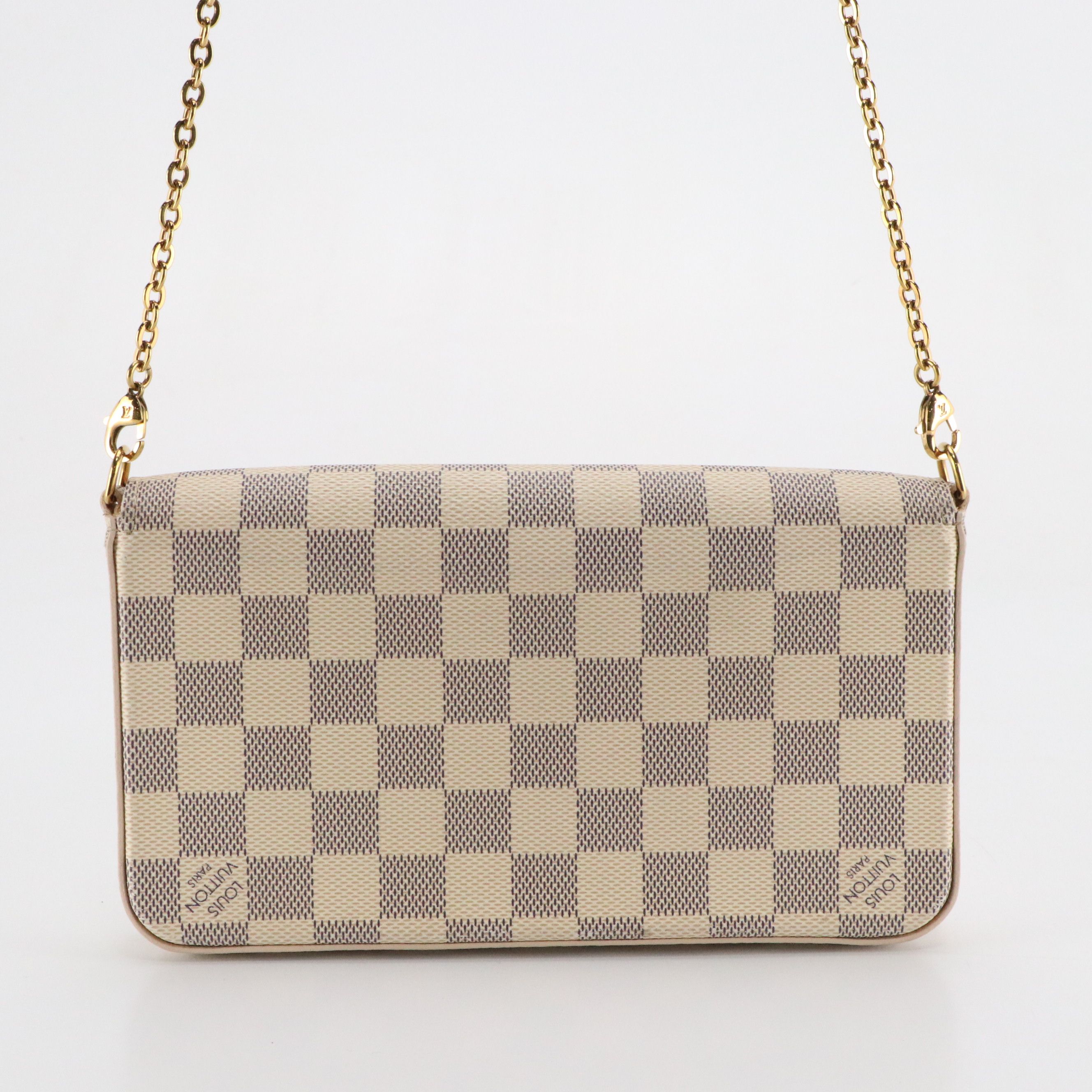 Louis Vuitton Pochette Félicie in Damier Azur Canvas with Inserts