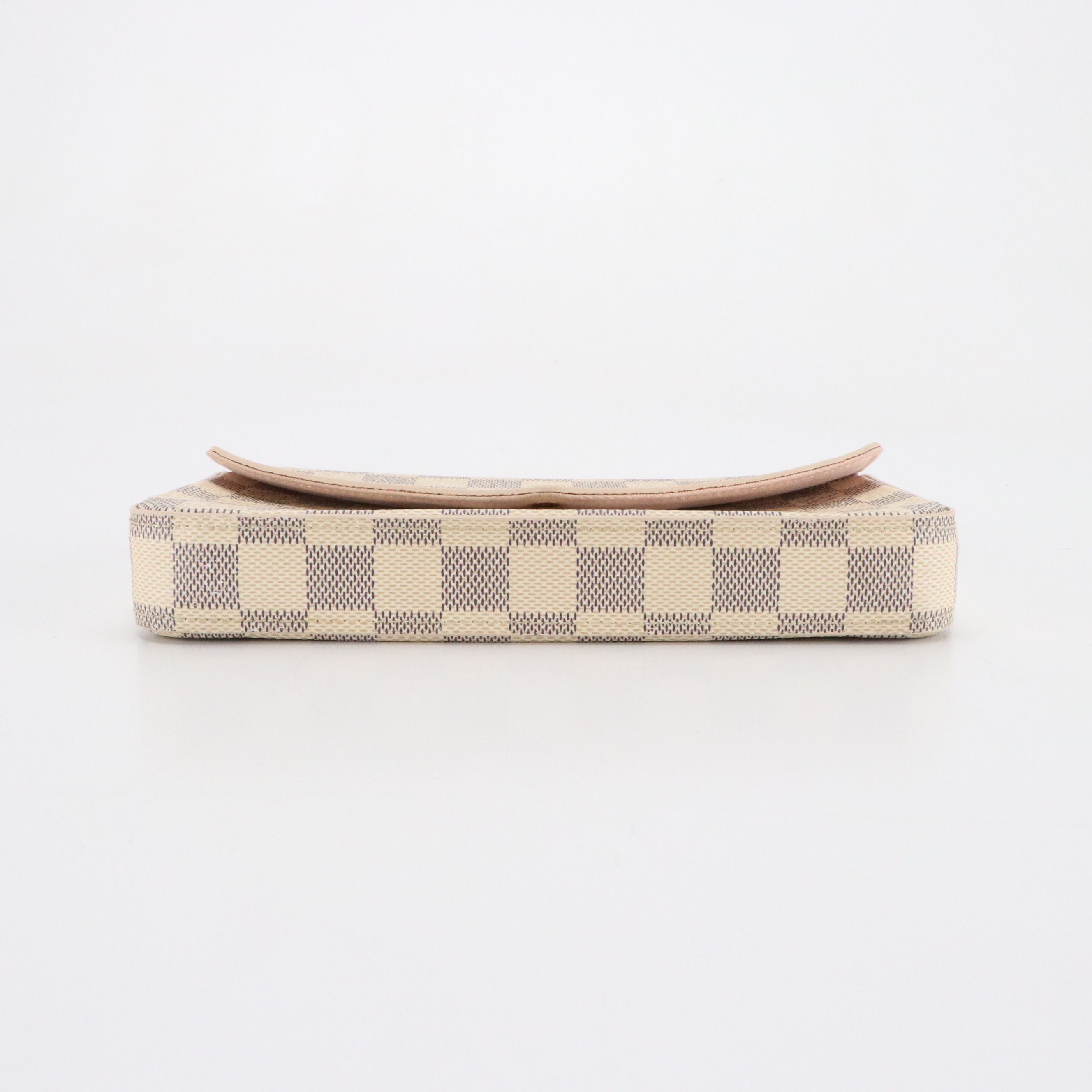 Louis Vuitton Pochette Félicie in Damier Azur Canvas with Inserts